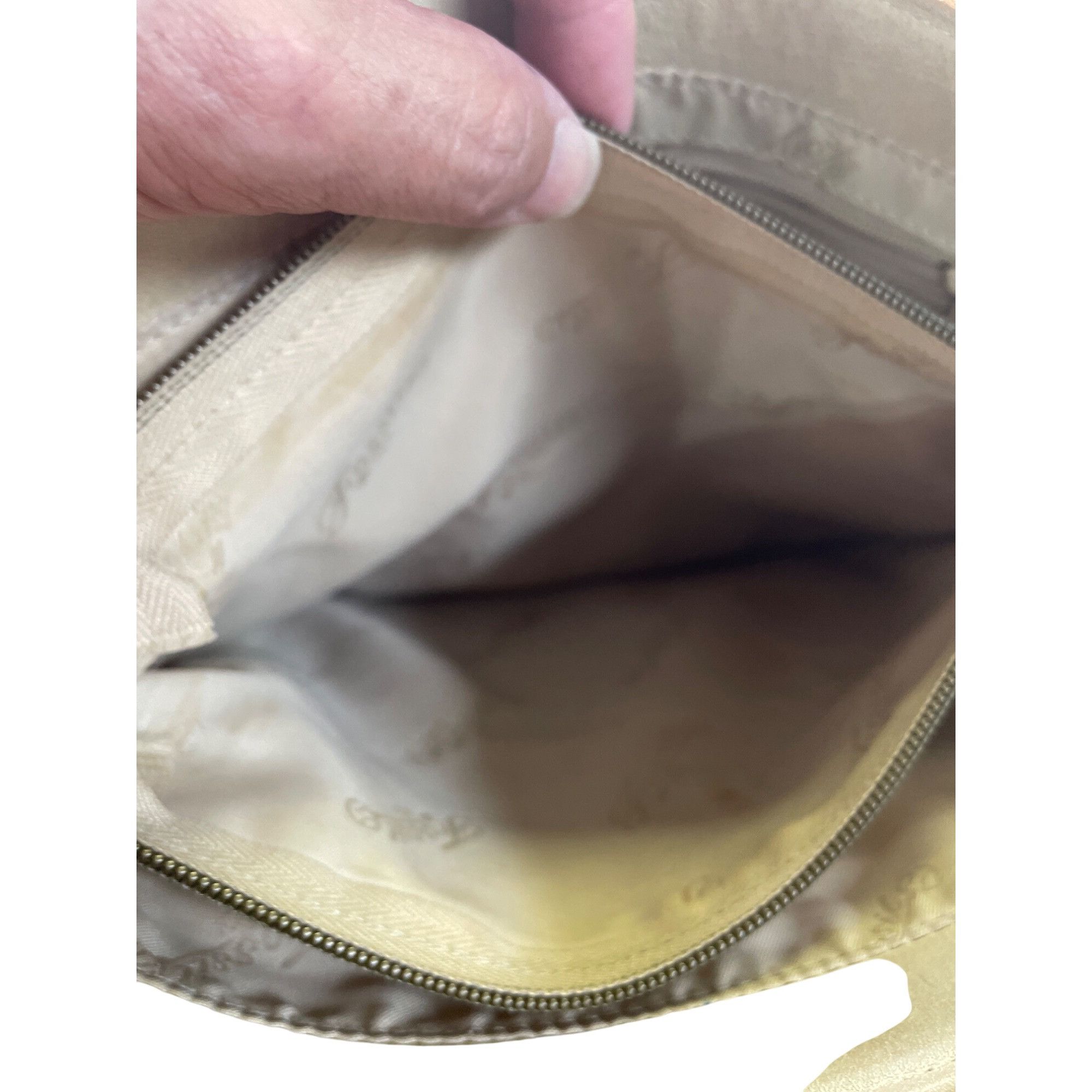 Fossil Fossil Womens Cream Leather vintage retro Crossbody Handbag Size ONE SIZE - 16 Thumbnail