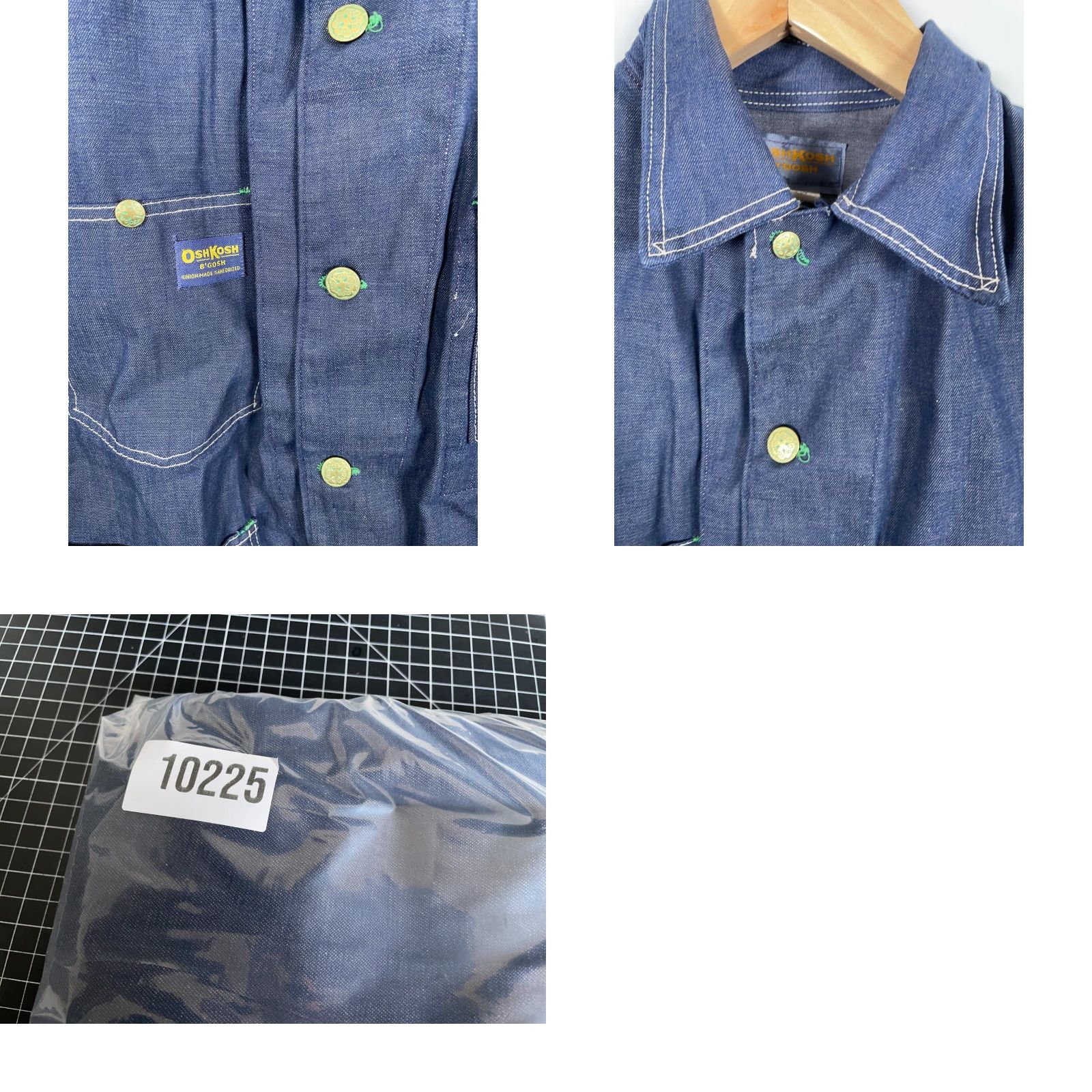 Vintage VINTAGE OshKosh B'gosh Denim Chore Jacket Men 42 Long Blue Union Made Unlined Jeans Jacket Hipster Retro Size US XS / EU 42 / 0 - 10 Thumbnail