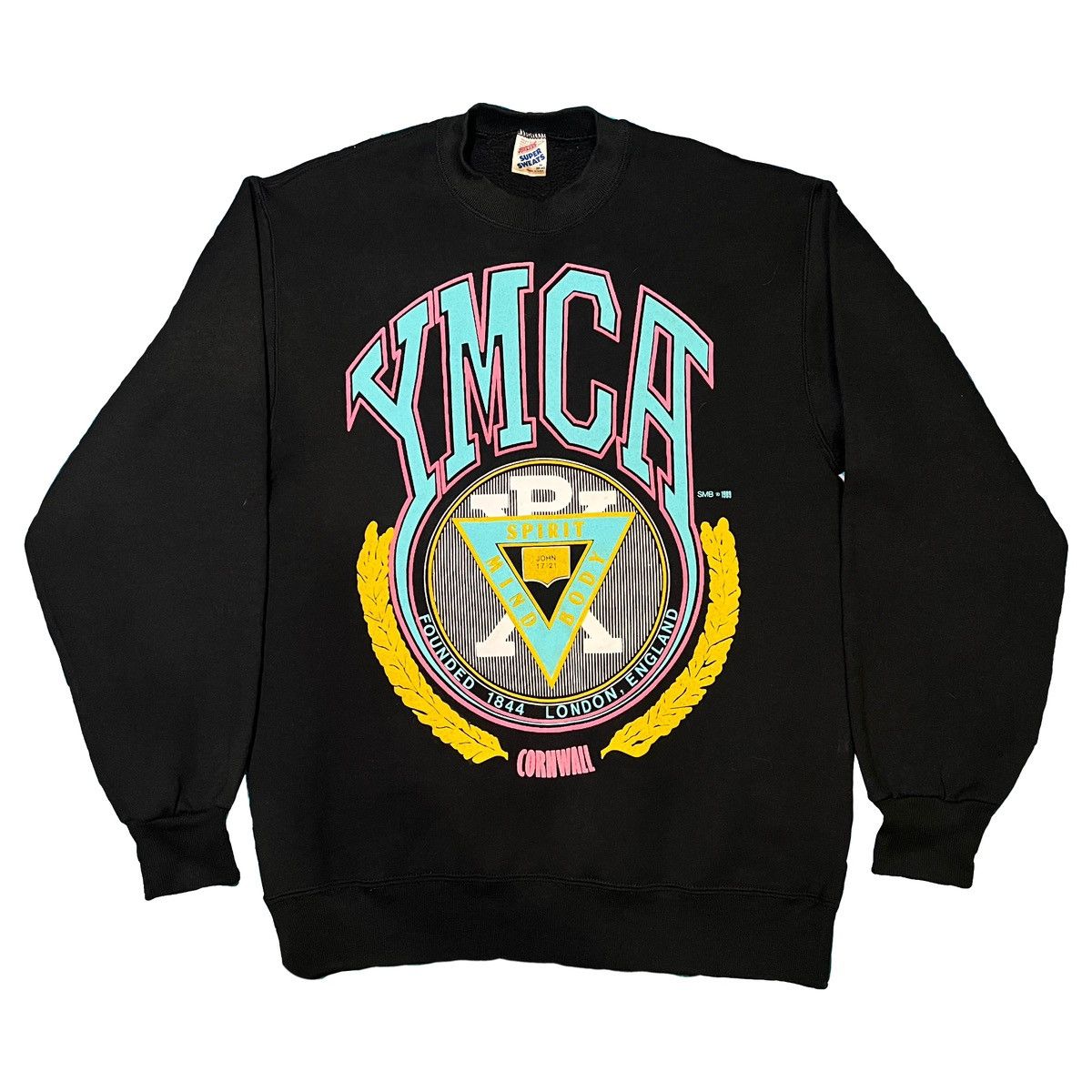 Other Vintage 80’s Jerzees YMCA Cornwall Crew Neck Sweatshirts Y2K Size US M / EU 48-50 / 2 - 1 Thumbnail