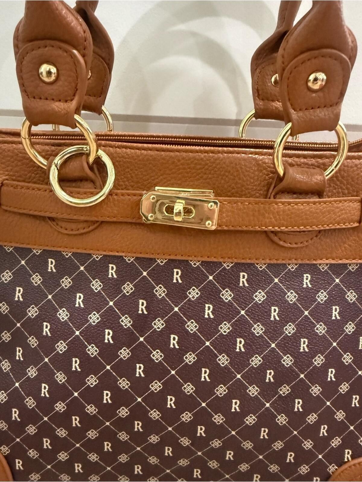 Other Classic Monogram Satchel Handbag in Cognac Brown Size ONE SIZE - 6 Thumbnail