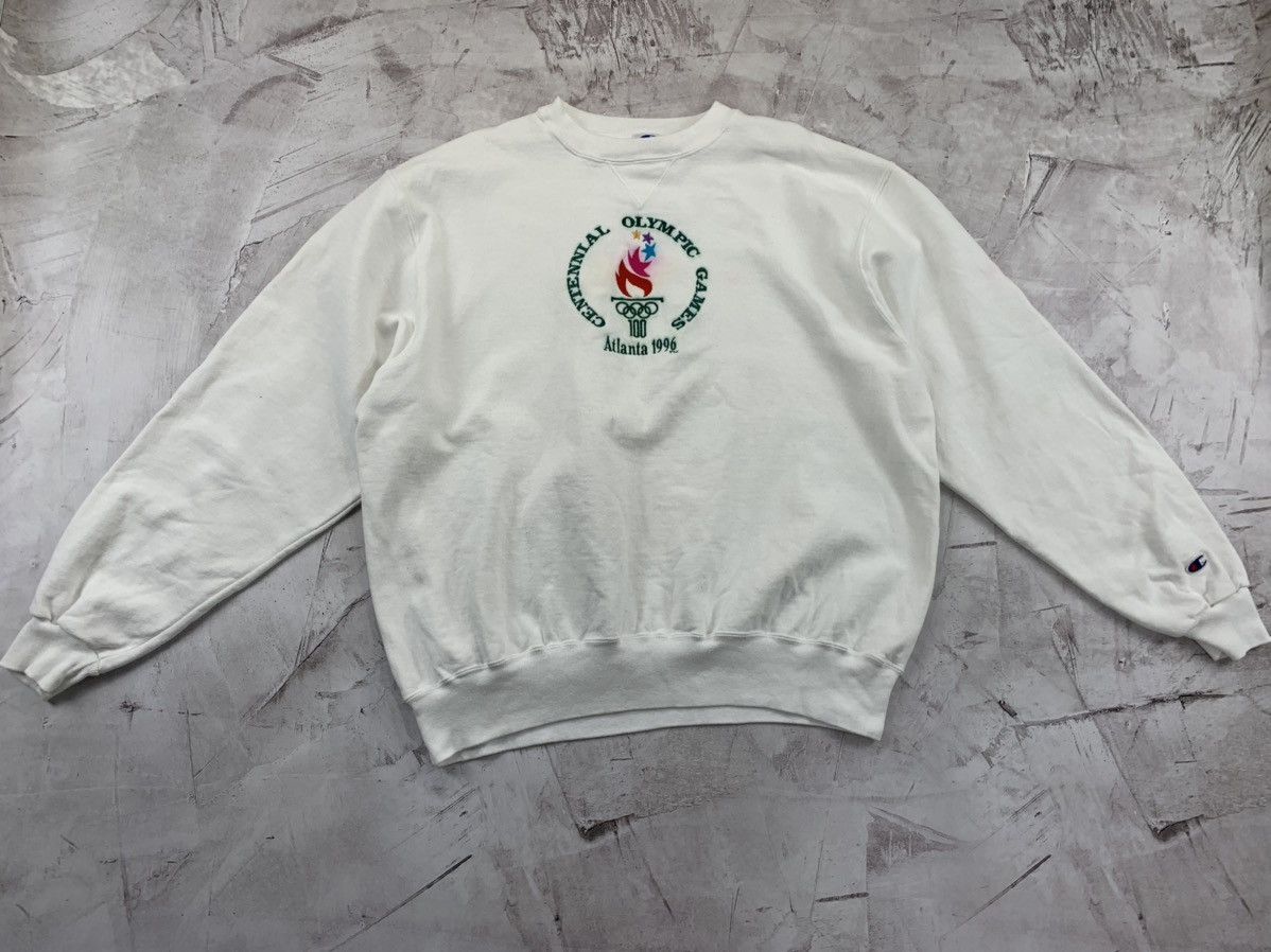Champion × Vintage Mens vintage sweatshirt Champion Atlanta 1996 Size L/XL Size US XL / EU 56 / 4 - 1 Thumbnail