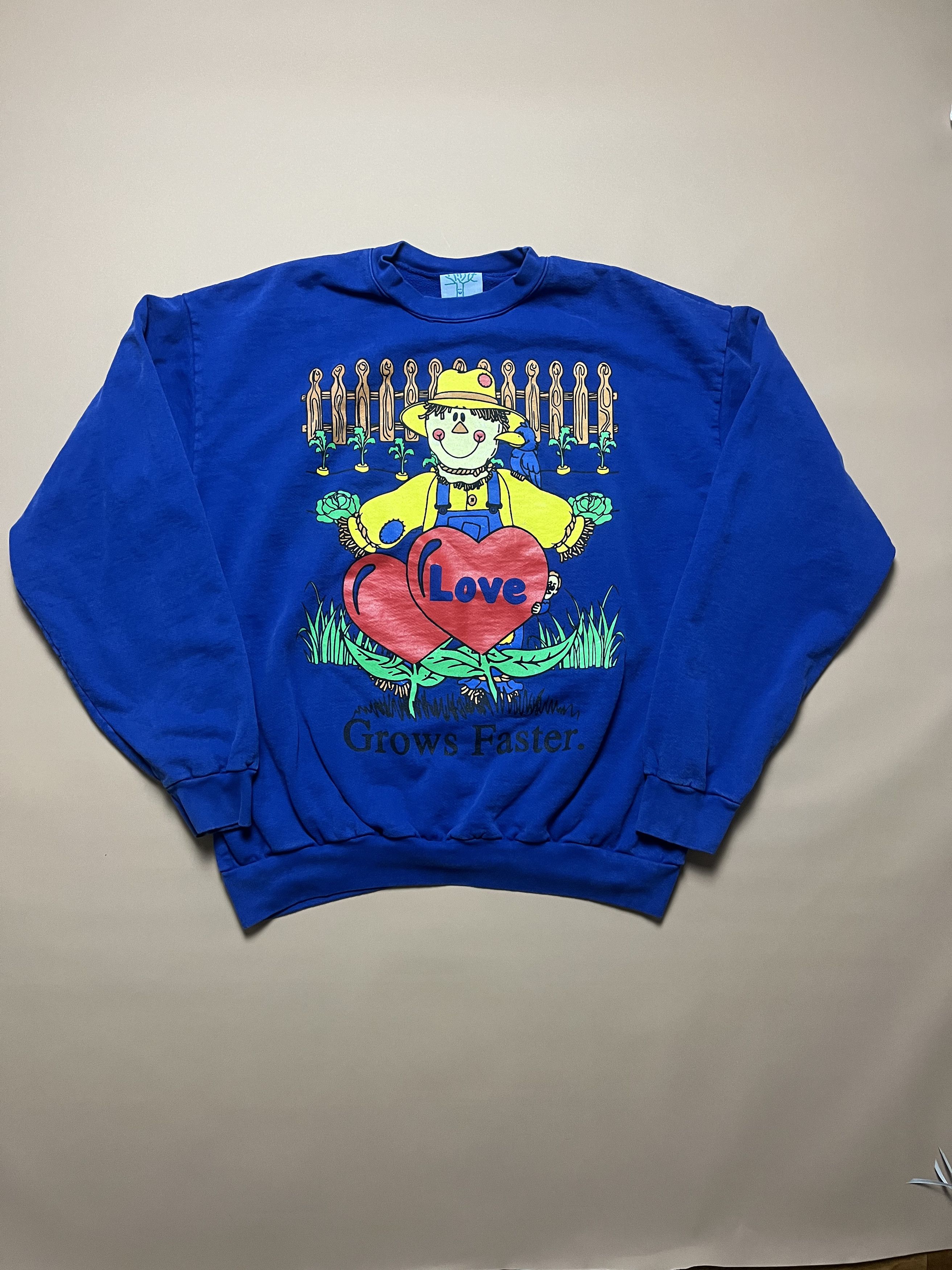 Online Ceramics Online Ceramics "Love Grows Faster" Sweater Size US XXL / EU 58 / 5 - 1 Thumbnail