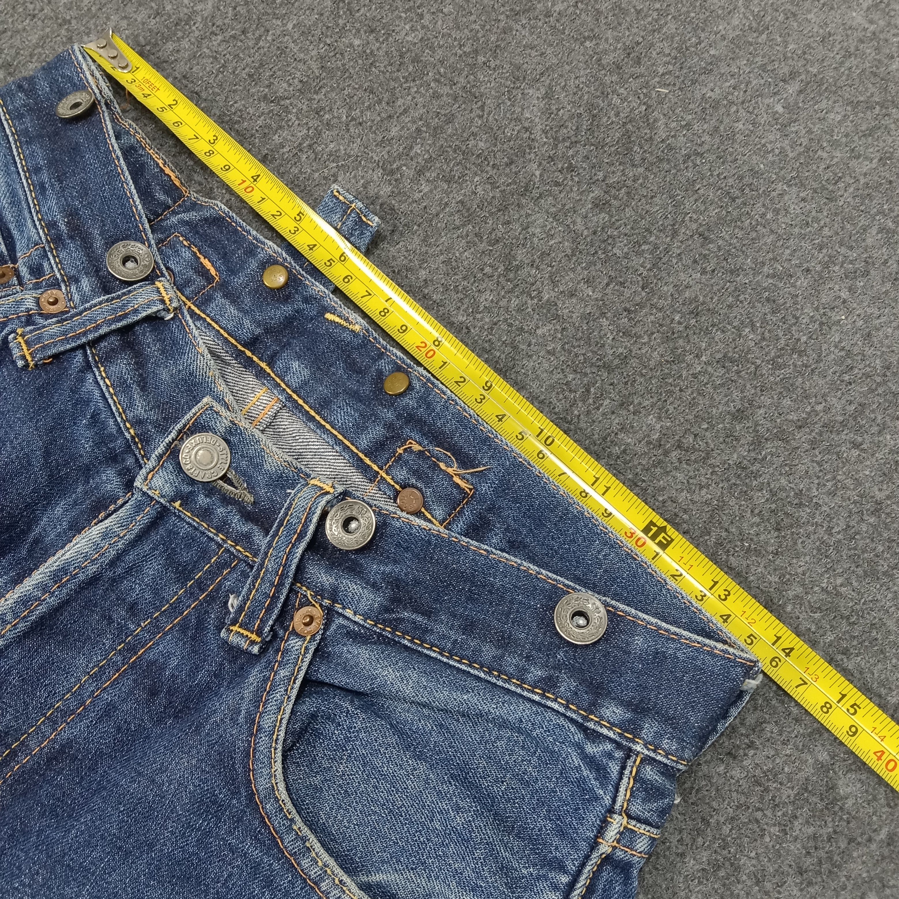 Evisu × Vintage Evis Japanese Brand Daicock Custom Art Denim Jeans Size US 28 / EU 44 - 12 Thumbnail