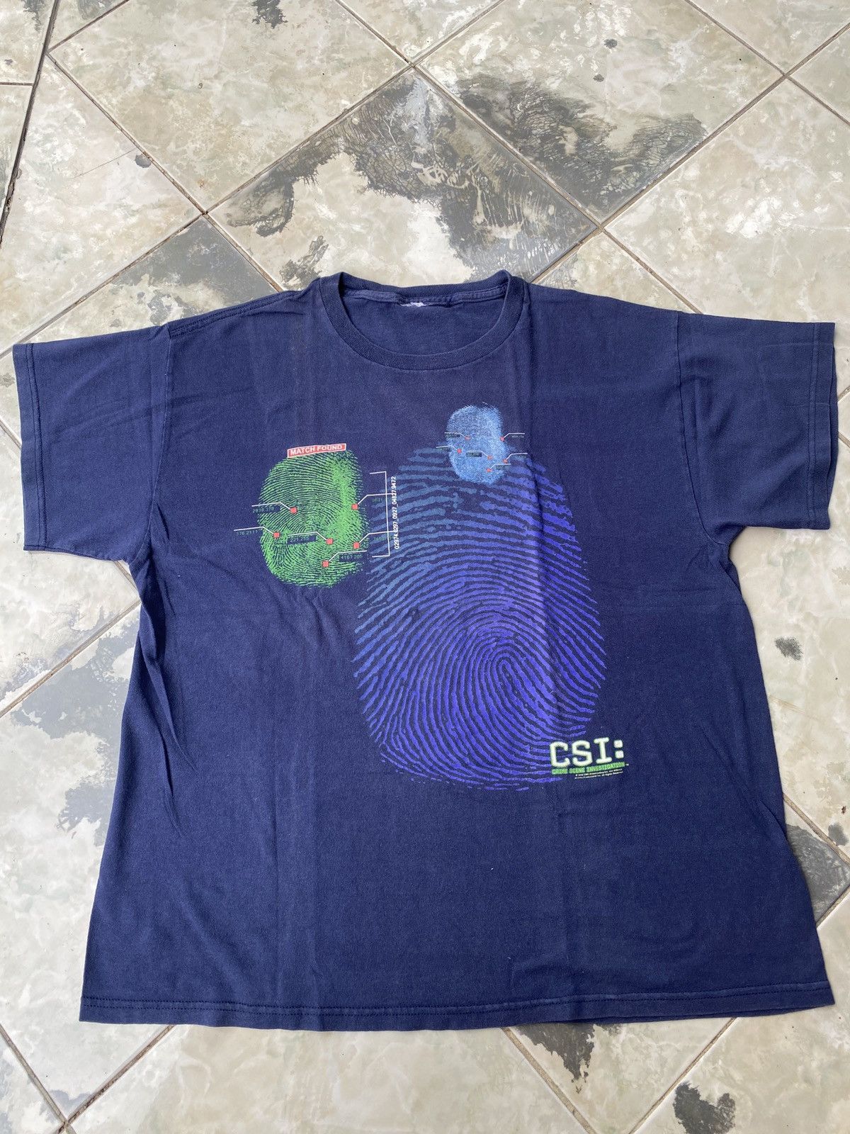 Other CSI: “Match Found” Fingerprint Graphic Tee (2000s) Size US L / EU 52-54 / 3 - 1 Thumbnail