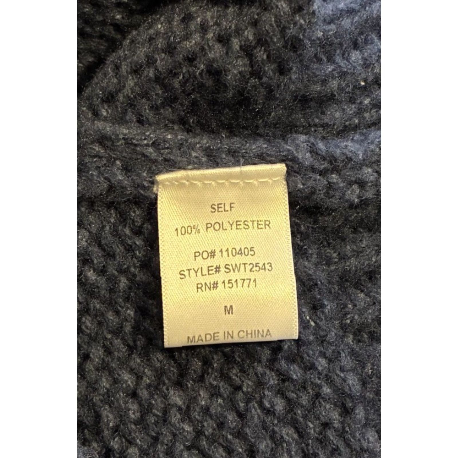 Vintage LELIS Blue Size Medium SKI Lettering Turtleneck Knit Sweater Outdoor Women’s Size M / US 6-8 / IT 42-44 - 6 Thumbnail