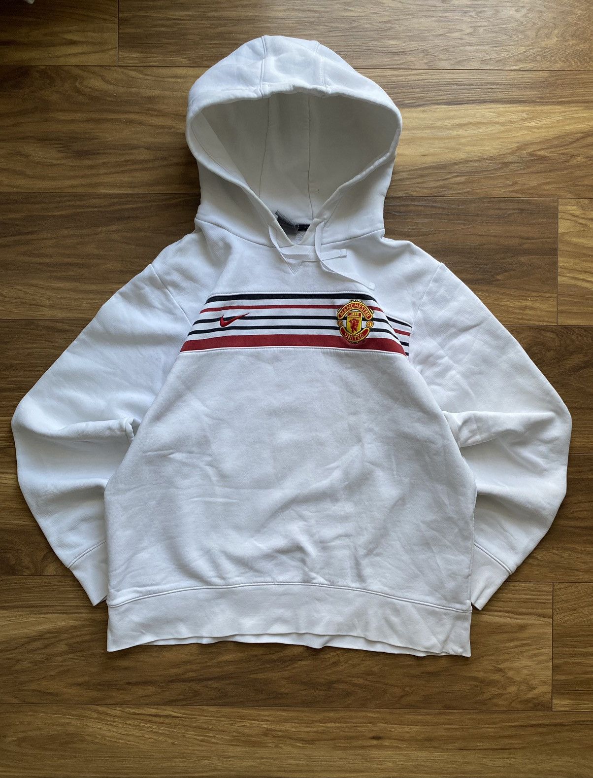 Nike Nike Vintage Hoodie Manchester United, Y2K,BlockCore Size US L / EU 52-54 / 3 - 1 Thumbnail