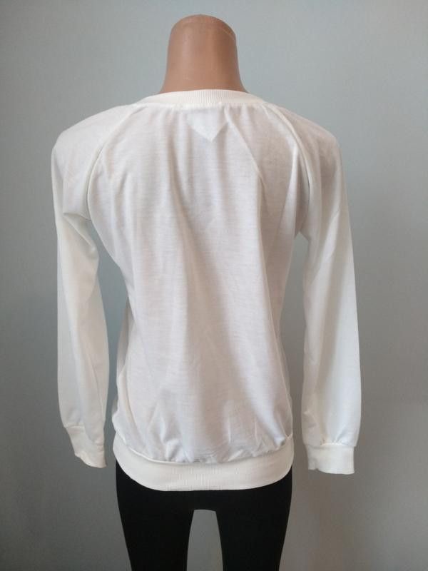 Other y2k White printed Longsleeve sz M Size M / US 6-8 / IT 42-44 - 6 Thumbnail