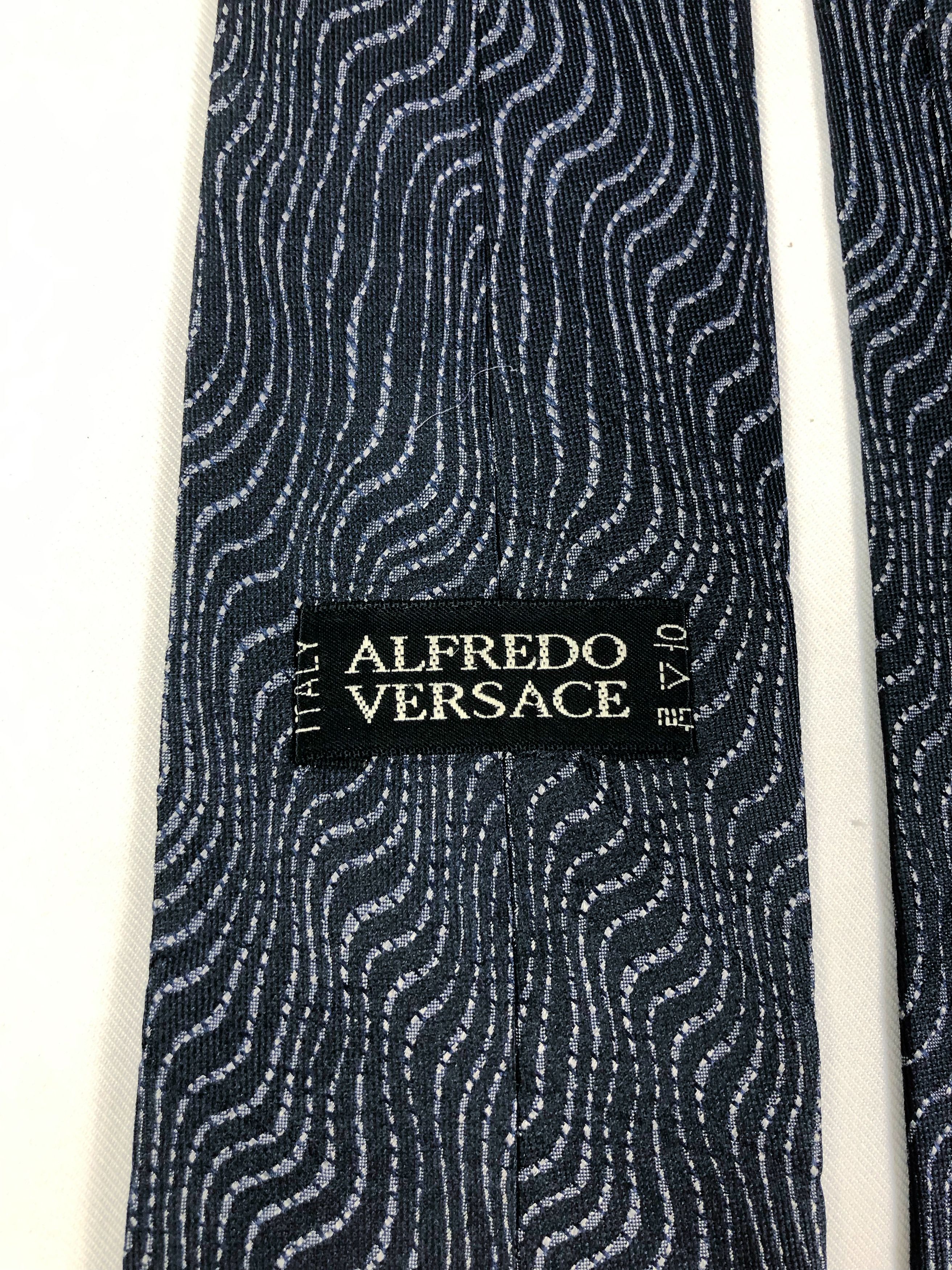Versace Rare Vintage Alfredo Versace Silk Tie Size ONE SIZE - 5 Thumbnail