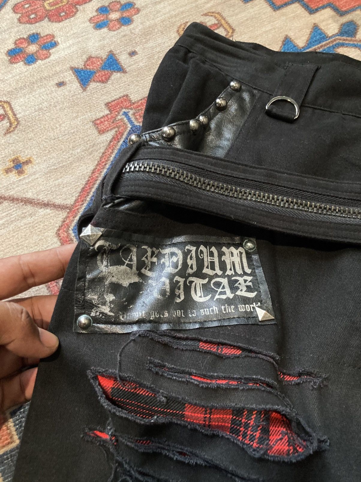 Sex Pot ReVeNGe Sex Revenge Revenge Bondage Punk Pants patchwork Leather Size US 30 / EU 46 - 18 Thumbnail