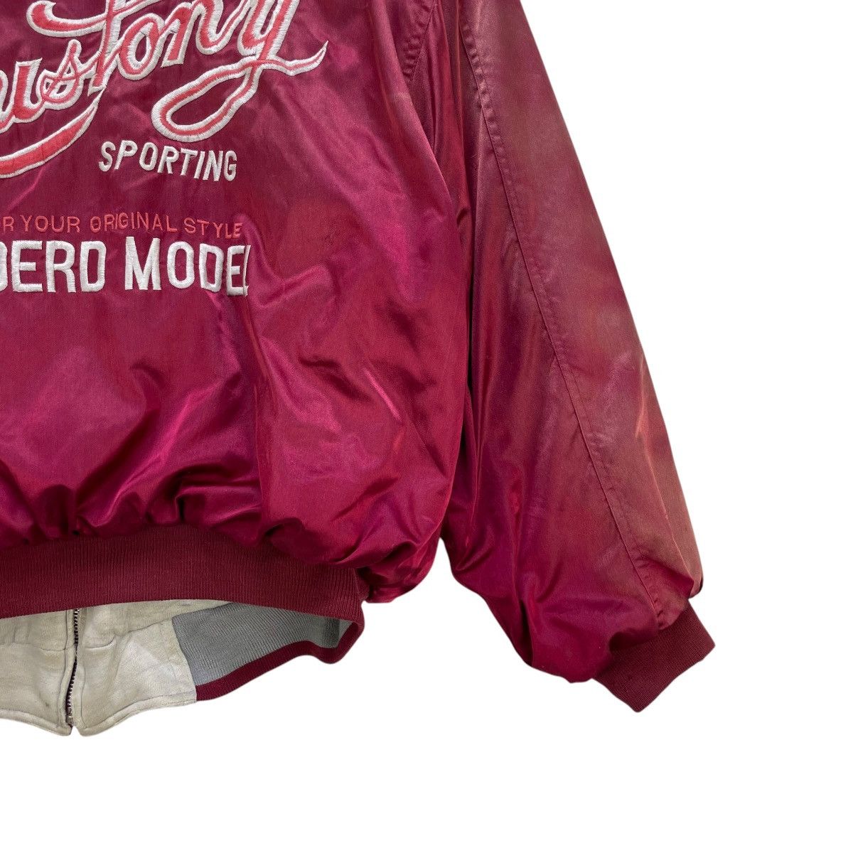 Japanese Brand Vintage 90s Japanese Brand Reversible Bomber Jacket Size US M / EU 48-50 / 2 - 12 Thumbnail
