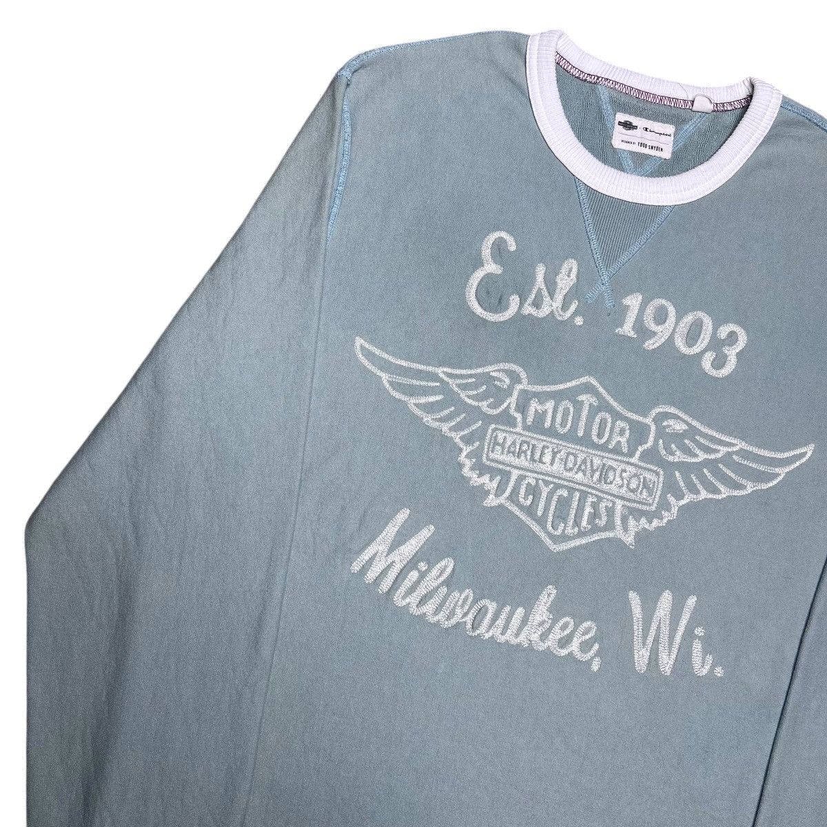 Champion × Todd Snyder Champion Todd Snyder Harley Davidson Milwaukee Sweatshirt Size US XL / EU 56 / 4 - 16 Thumbnail
