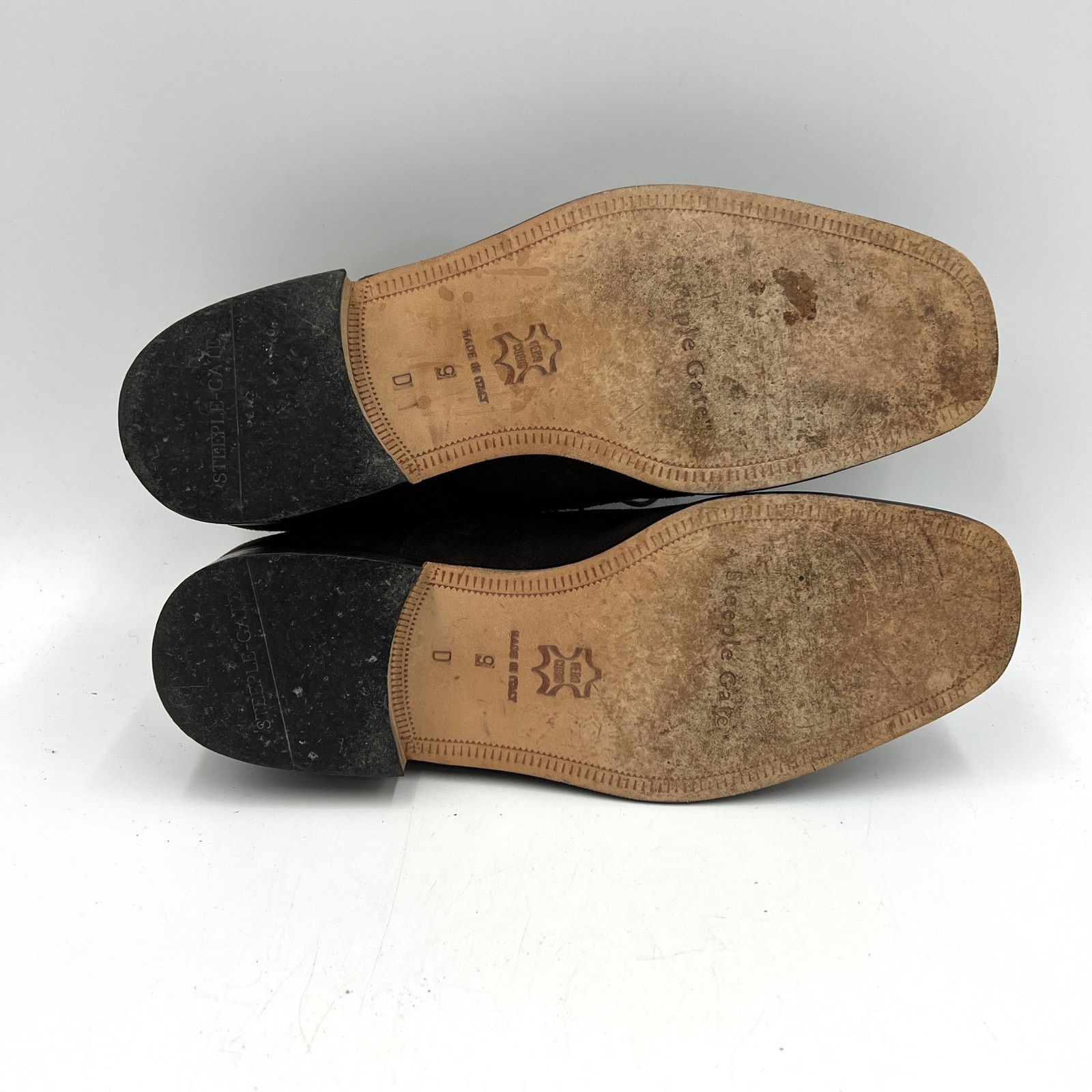 Other Steeple Gate Oxford Suede Brown Dress Shoe Leather Lace Up Size US 9 / EU 42 - 8 Thumbnail