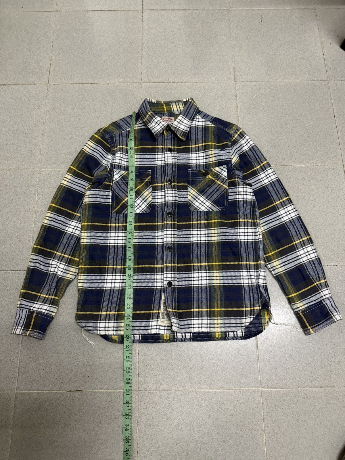 Japanese Brand Vintage Houston Union Made Flannel Shirt Size US M / EU 48-50 / 2 - 11 Thumbnail