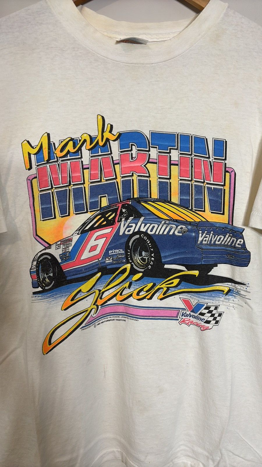 NASCAR Vintage 1993 Mark Martin NASCAR Shirt Size US L / EU 52-54 / 3 - 2 Thumbnail