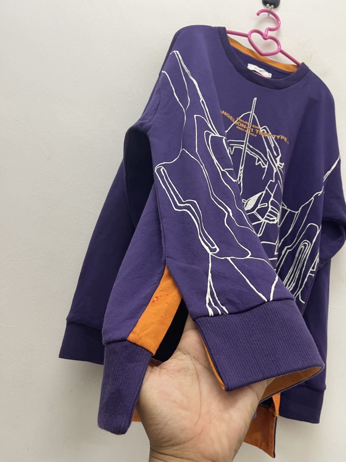 Anime Rare EVANGELION LCL All Over Print Graniph Japan Size US M / EU 48-50 / 2 - 4 Thumbnail