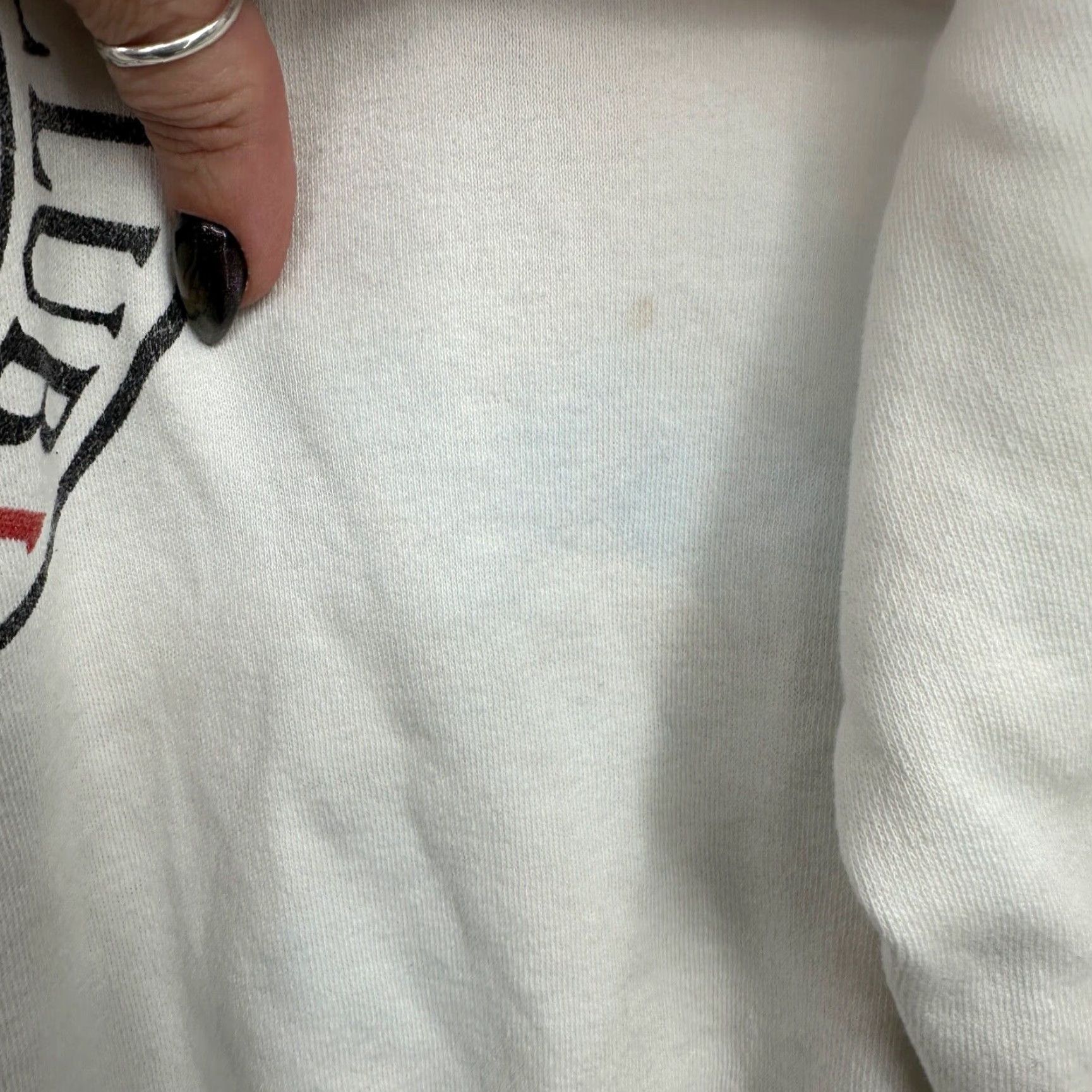 Vintage VINTAGE Teddy Bear Club California Sweatshirt Womens L White 80s 90s USA Graphic Print Pullover Crew Neck Knit Cotton Regular Classic Mens Girls Boys Size L / US 10 / IT 46 - 6 Thumbnail