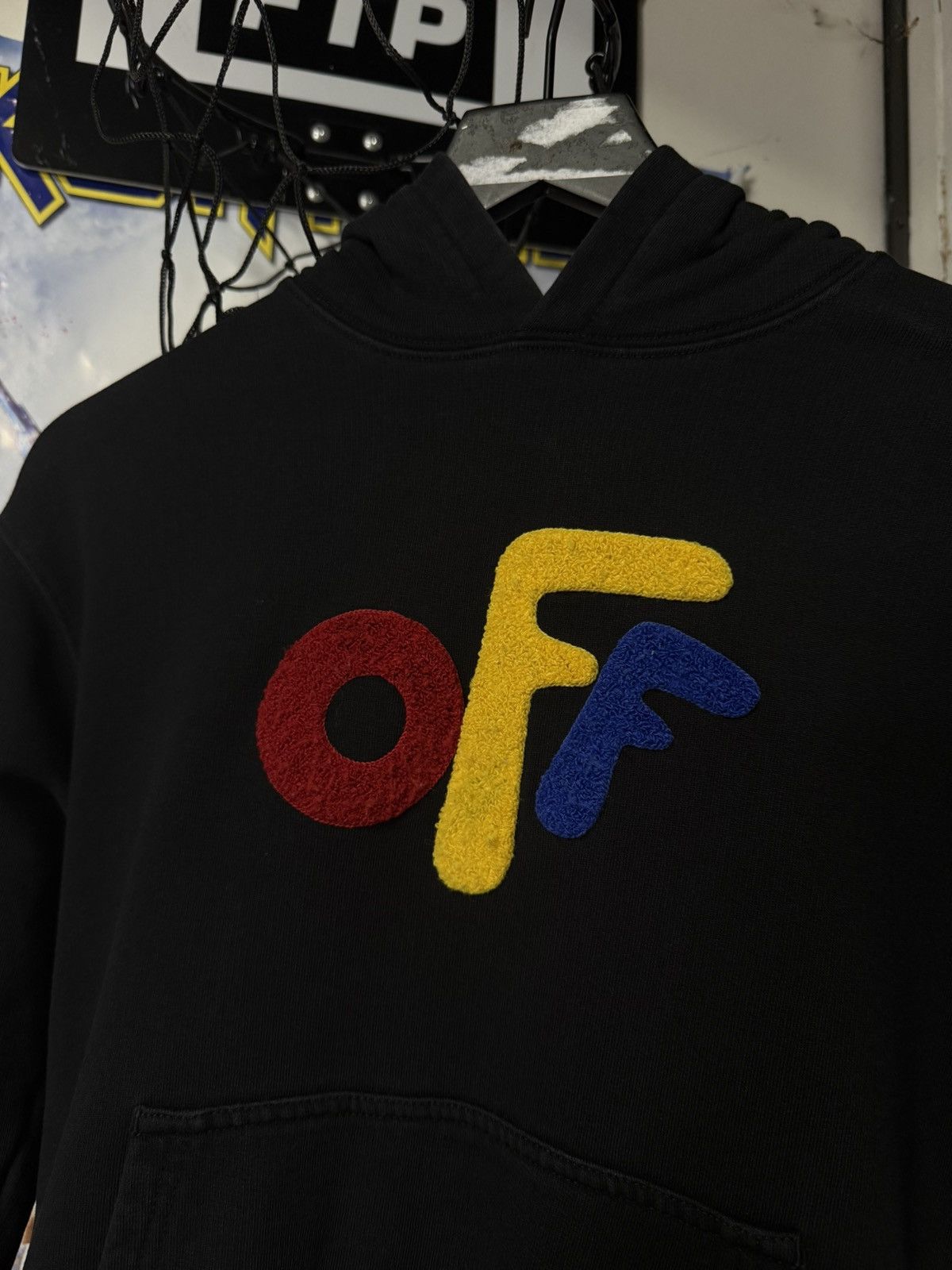 Off-White Off-White Black Hoodie Virgil Abloh Sweats Fits Small Size US S / EU 44-46 / 1 - 2 Thumbnail