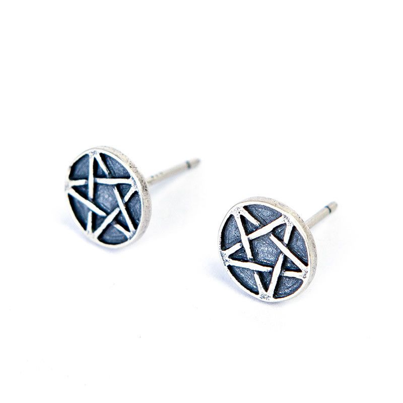Jewelry Crazy Earrings One Pairs Chrome Jewelry Size ONE SIZE - 6 Thumbnail
