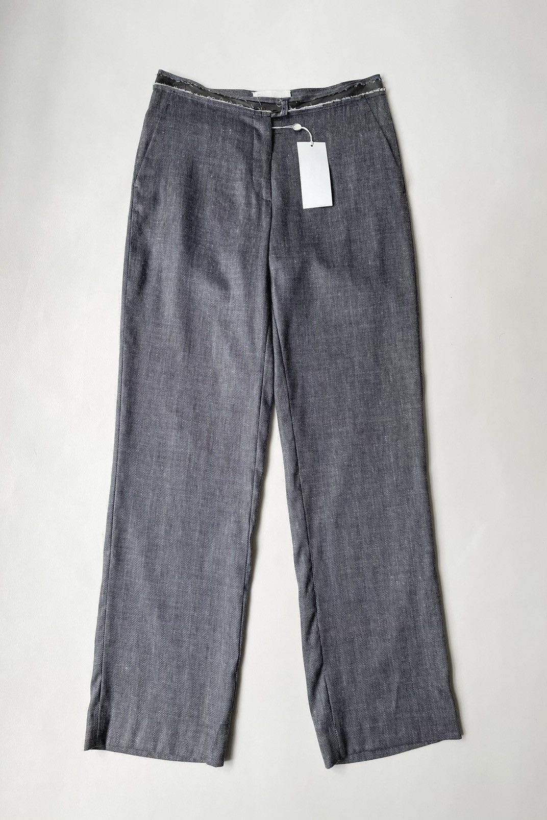 Maison Margiela S/S 05 Cut Out Waist Band Trousers Size 28" / US 6 / IT 42 - 15 Thumbnail