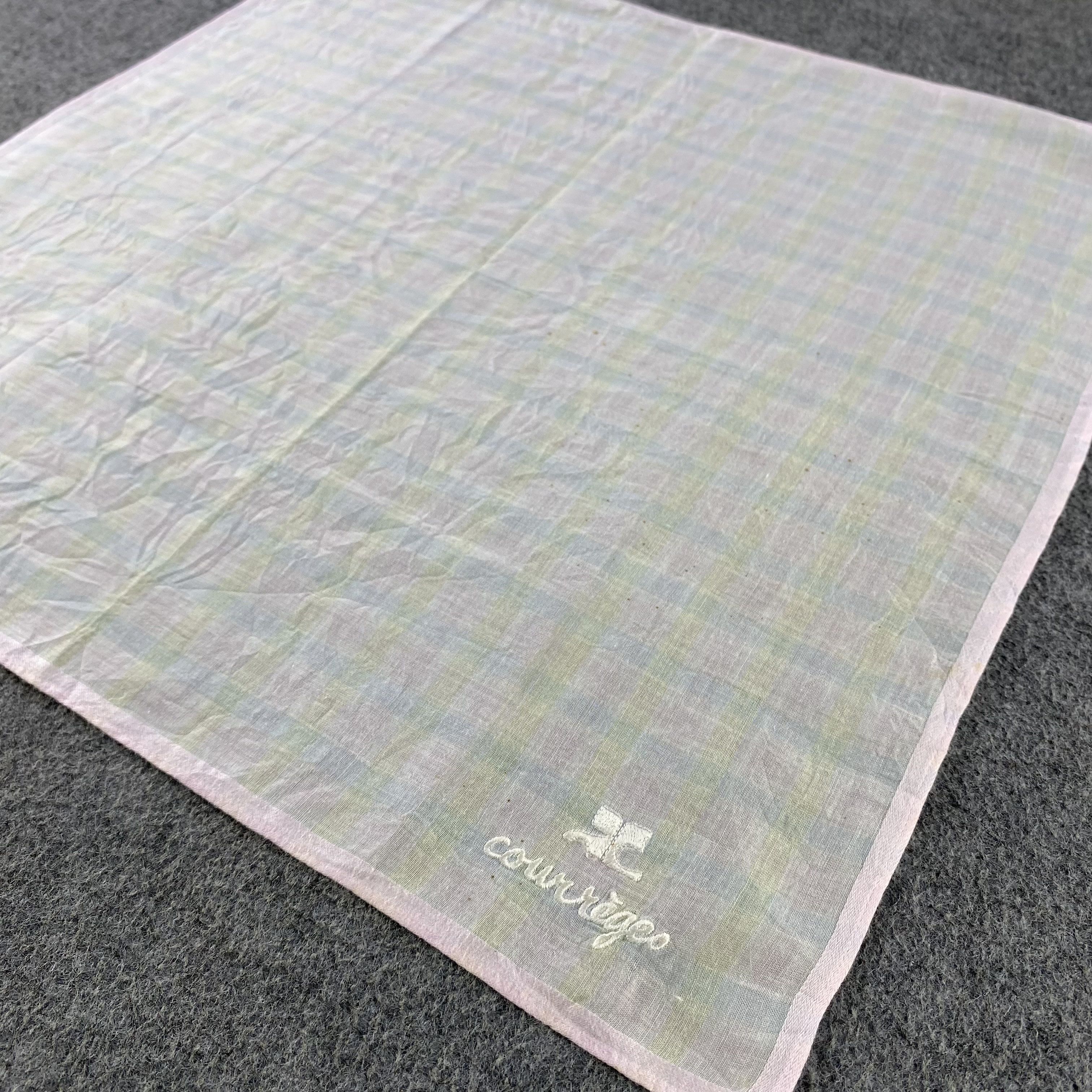 Courreges Courreges Handkerchief/Neckerchief/Bandana HC861 Size ONE SIZE - 2 Thumbnail