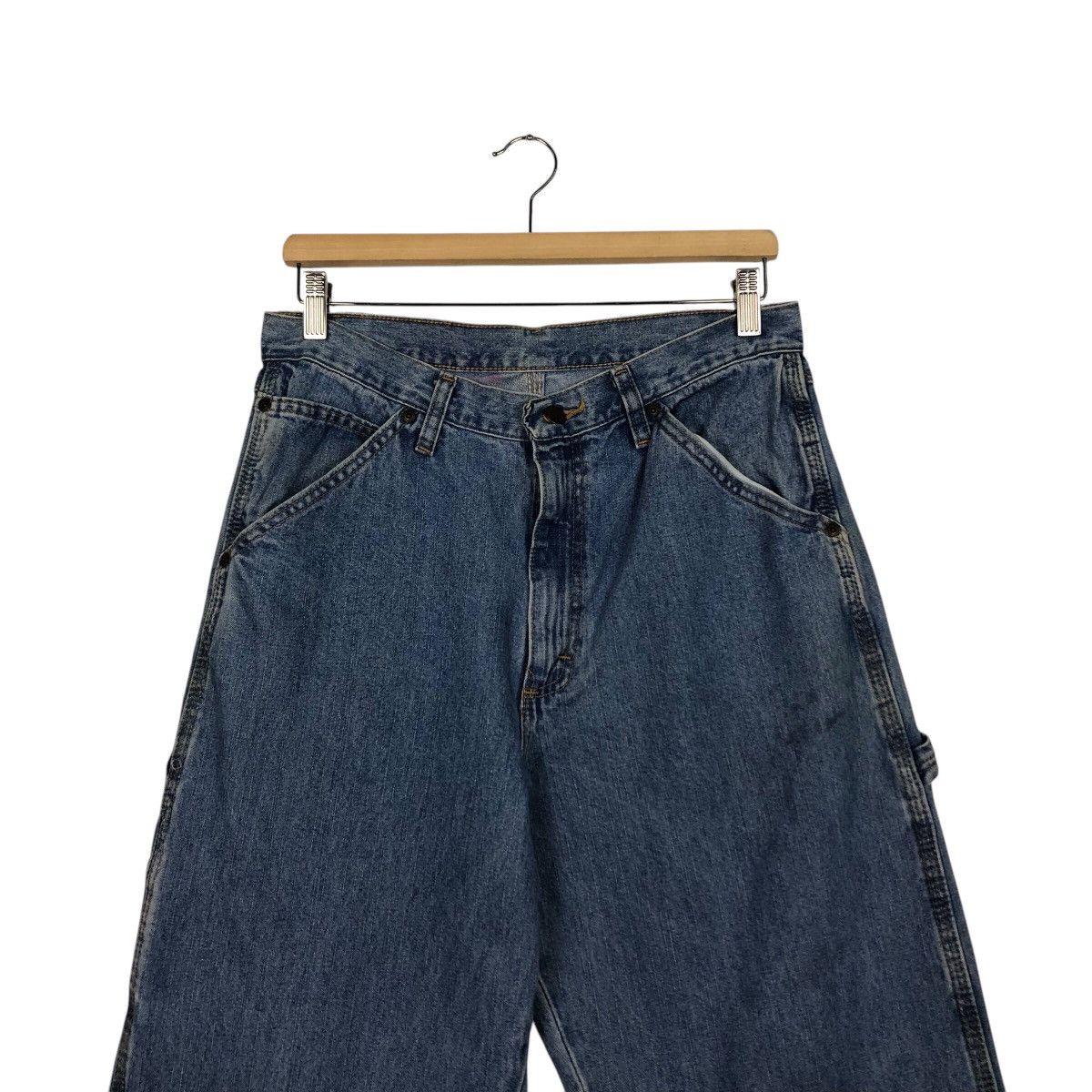 Japanese Brand × Vintage 📌Vintage Wrangler Denim Jeans Worker Wear Issey Miyake Size US 32 / EU 48 - 4 Thumbnail