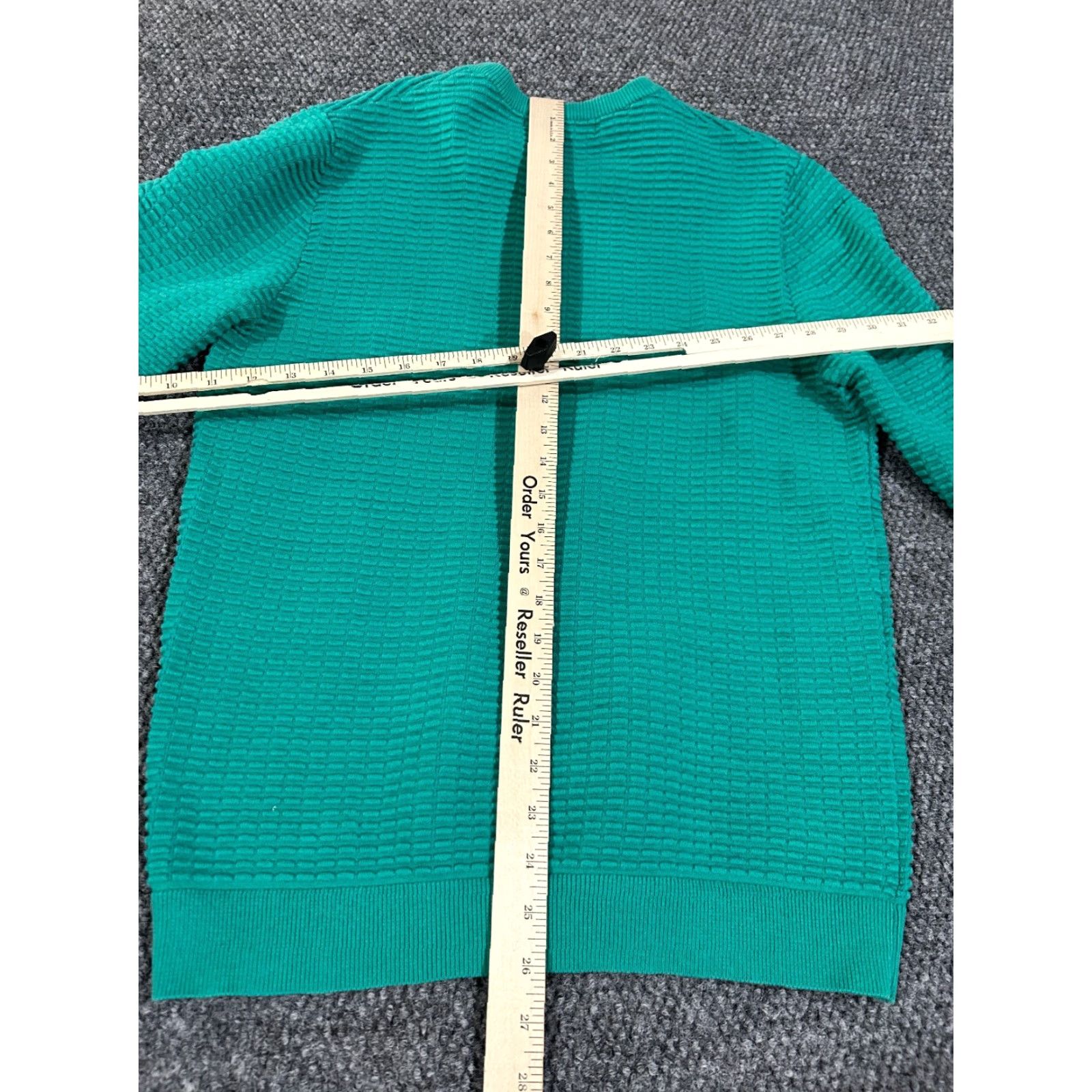Zara Zara Sweater Men XL Green Knit Crewneck Pullover Textured Zipper Casual Winter Fall Size US XL / EU 56 / 4 - 7 Thumbnail