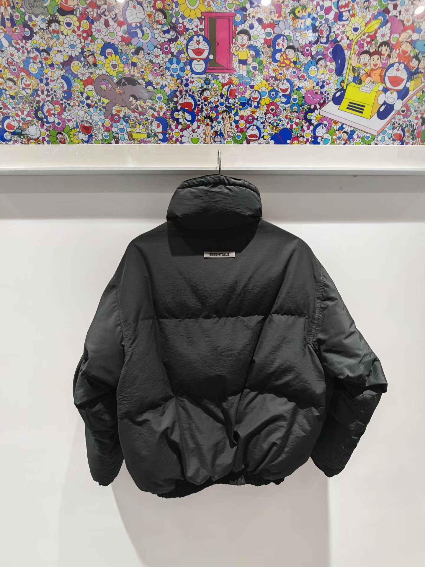 Essentials Essentials Reflective Black Puffer Jacket, Ssense Tag Q15 Size US XXS / EU 40 - 2 Thumbnail