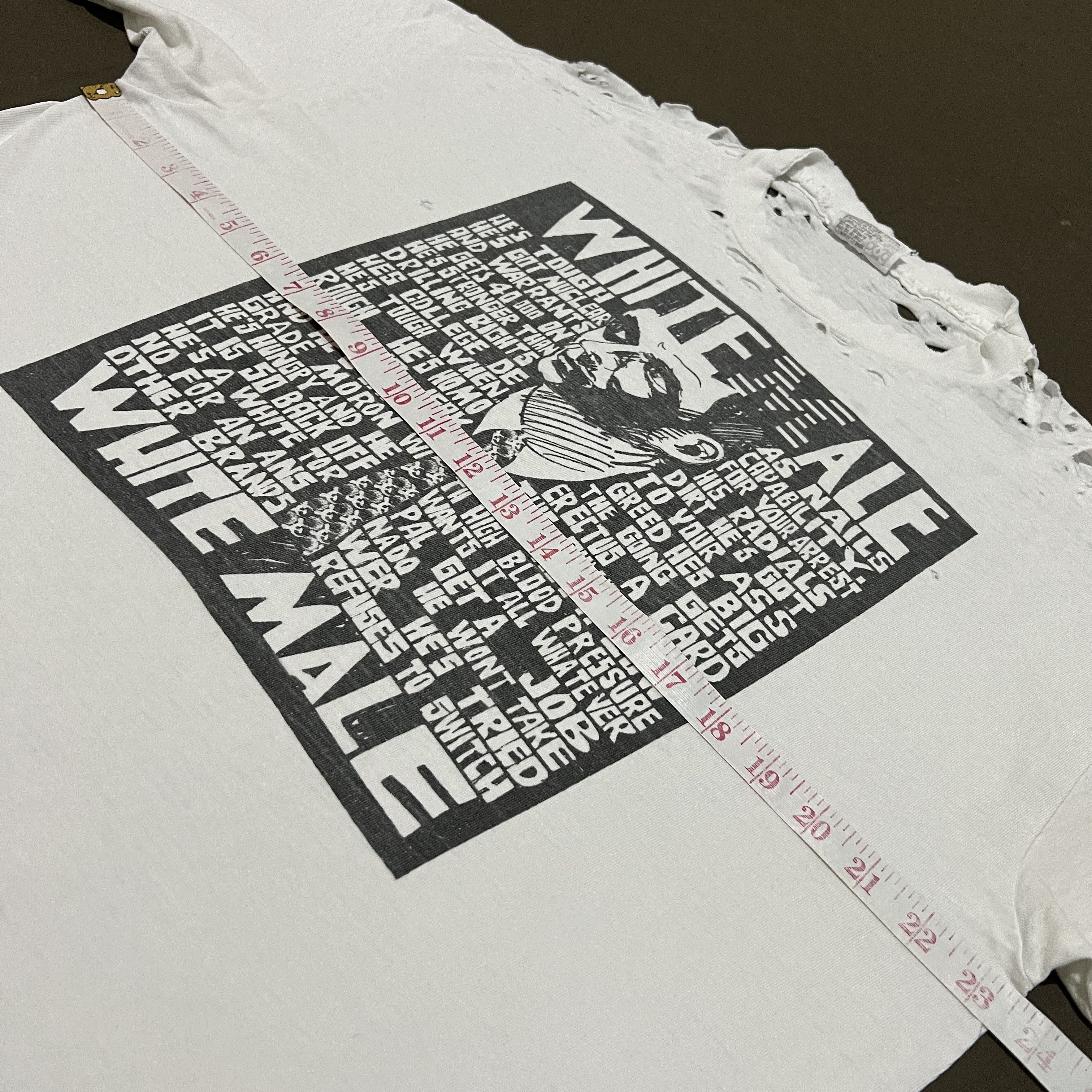 Vintage 90s Wildwood Productions Tee Distressed Hitler Stalin Size US XL / EU 56 / 4 - 20 Thumbnail