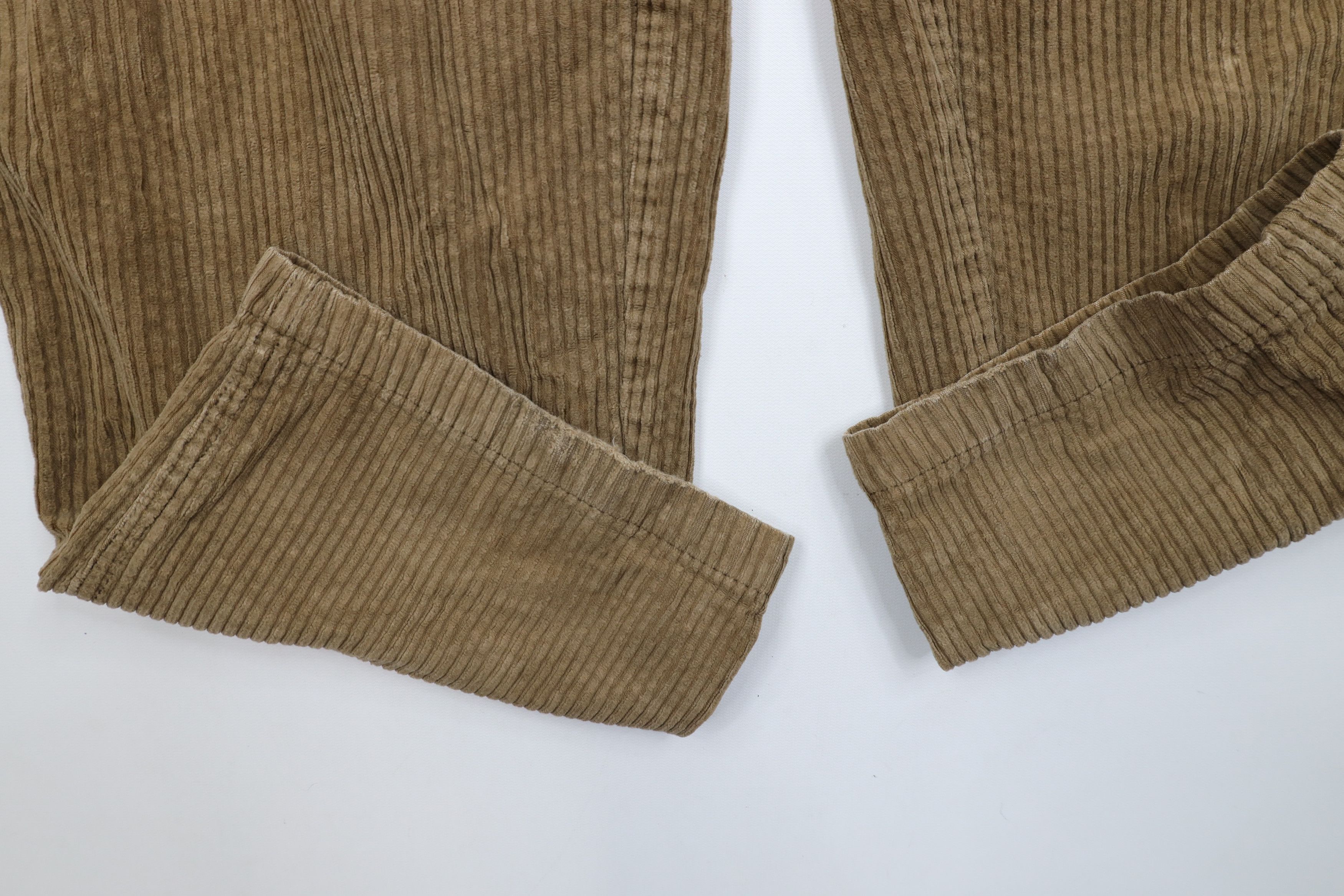 Vintage Vintage 90s Streetwear Wide Leg Corduroy Chino Pants Brown Size US 38 / EU 54 - 5 Thumbnail
