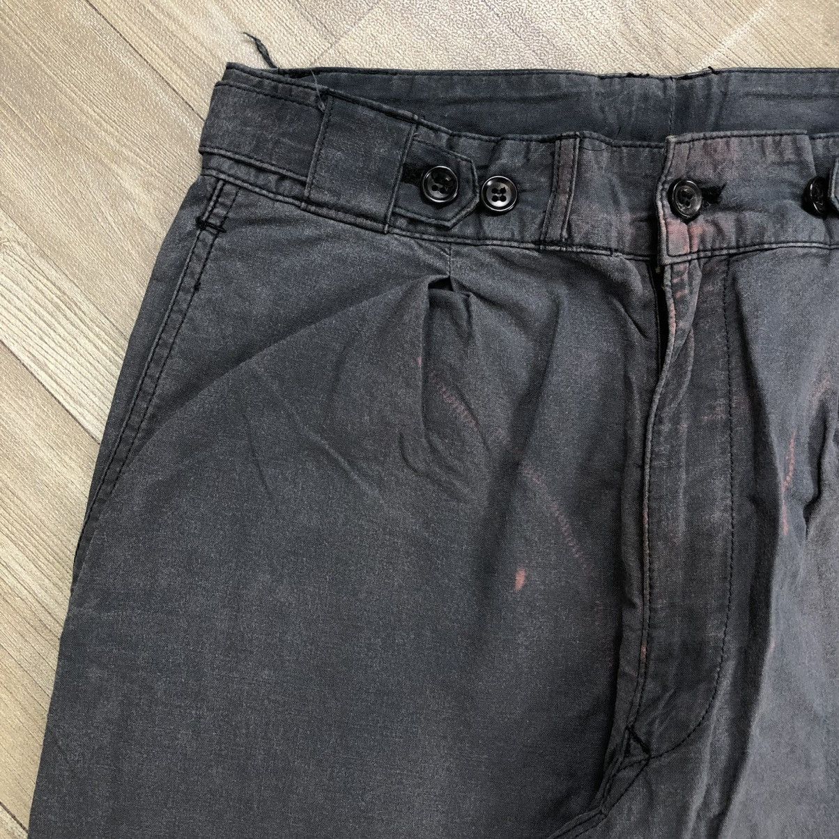 Comme des Garcons × Comme des Garcons Homme × Faded Glory 🇯🇵1980s Comme des Garcons Homme CDG Faded Trousers Work Pants Size US 26 / EU 42 - 8 Thumbnail