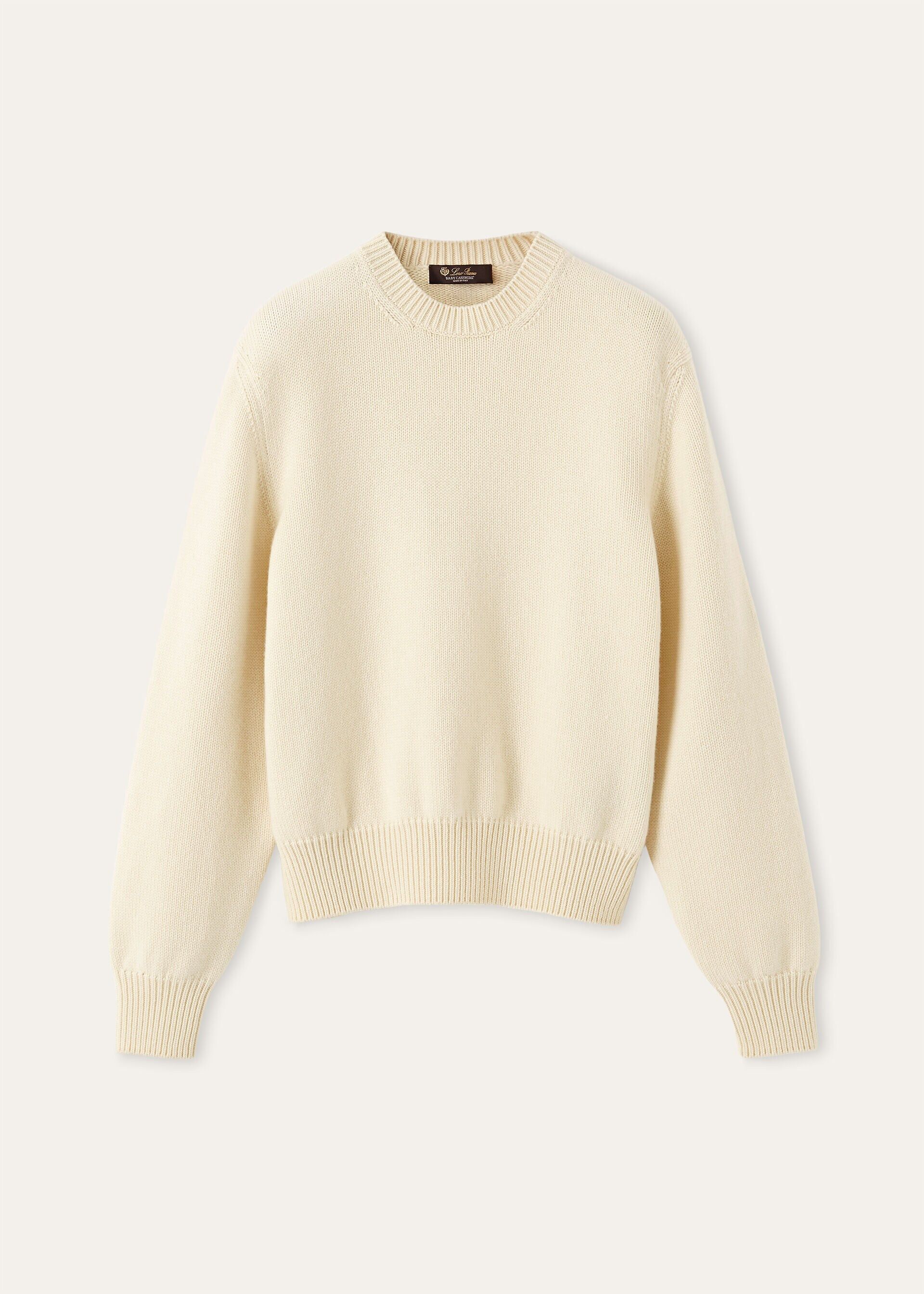 Loro Piana os11x0326 FAQ9314 Classic Crewneck Sweater in Quiet Horizon Size S / US 4 / IT 40 - 1 Thumbnail