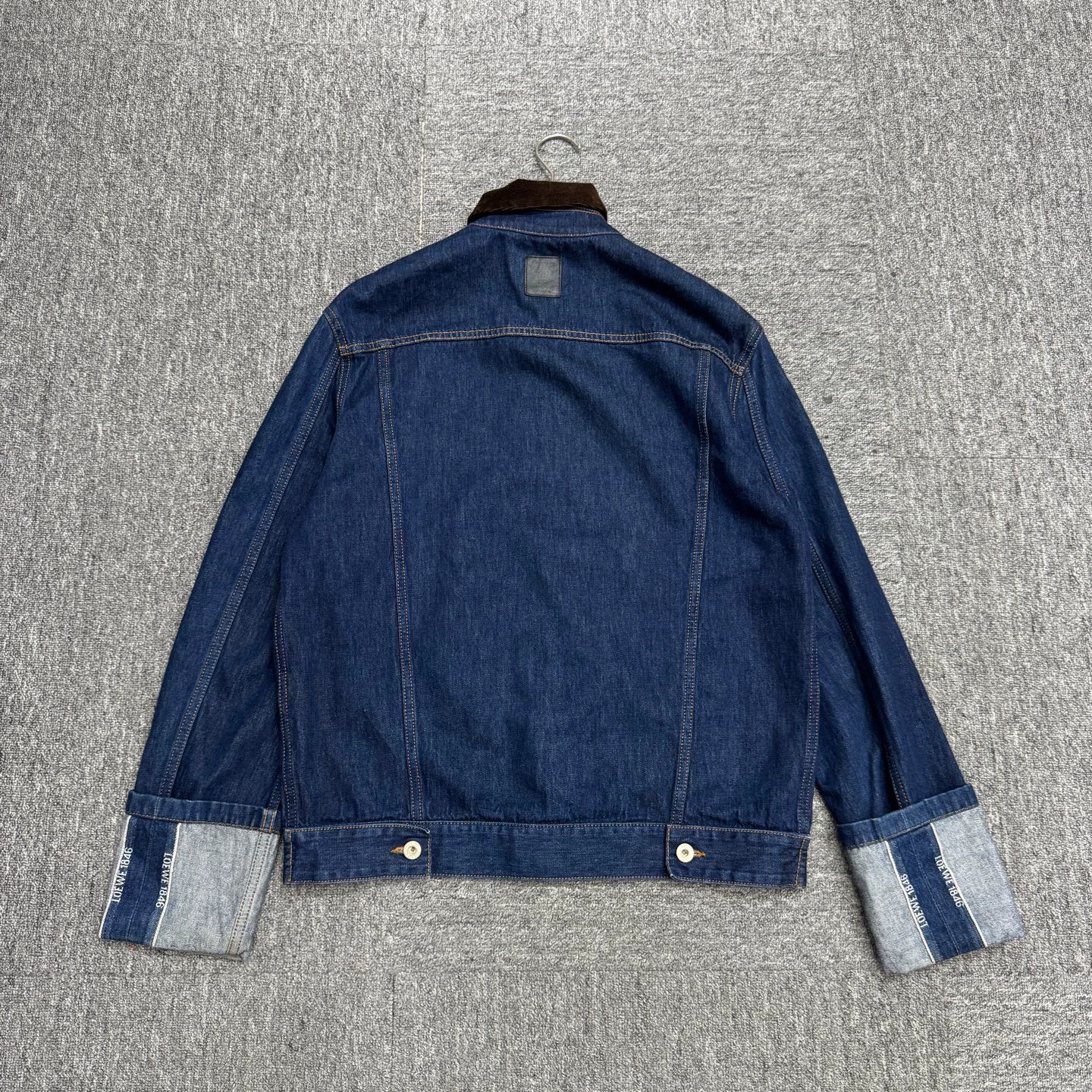 Loewe Loewe Corduroy Collar Denim Jacket 44 Size US S / EU 44-46 / 1 - 5 Thumbnail