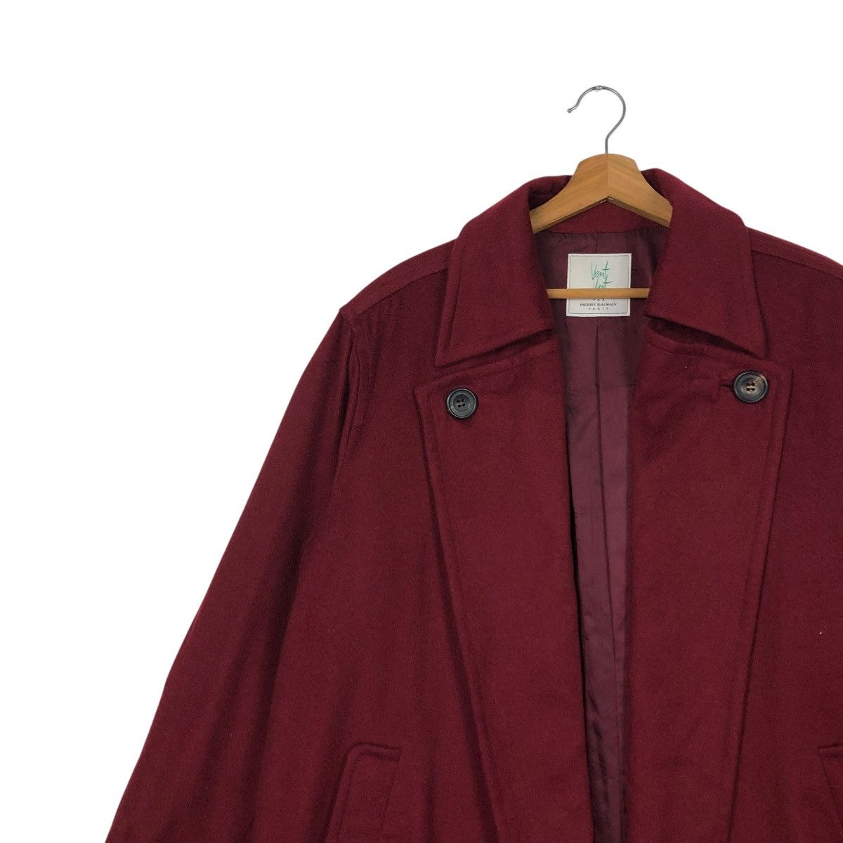 Pierre Balmain 🔥VINTAGE WOOL LONG JACKET PIERRE BALMAIN PARIS Size US M / EU 48-50 / 2 - 10 Thumbnail