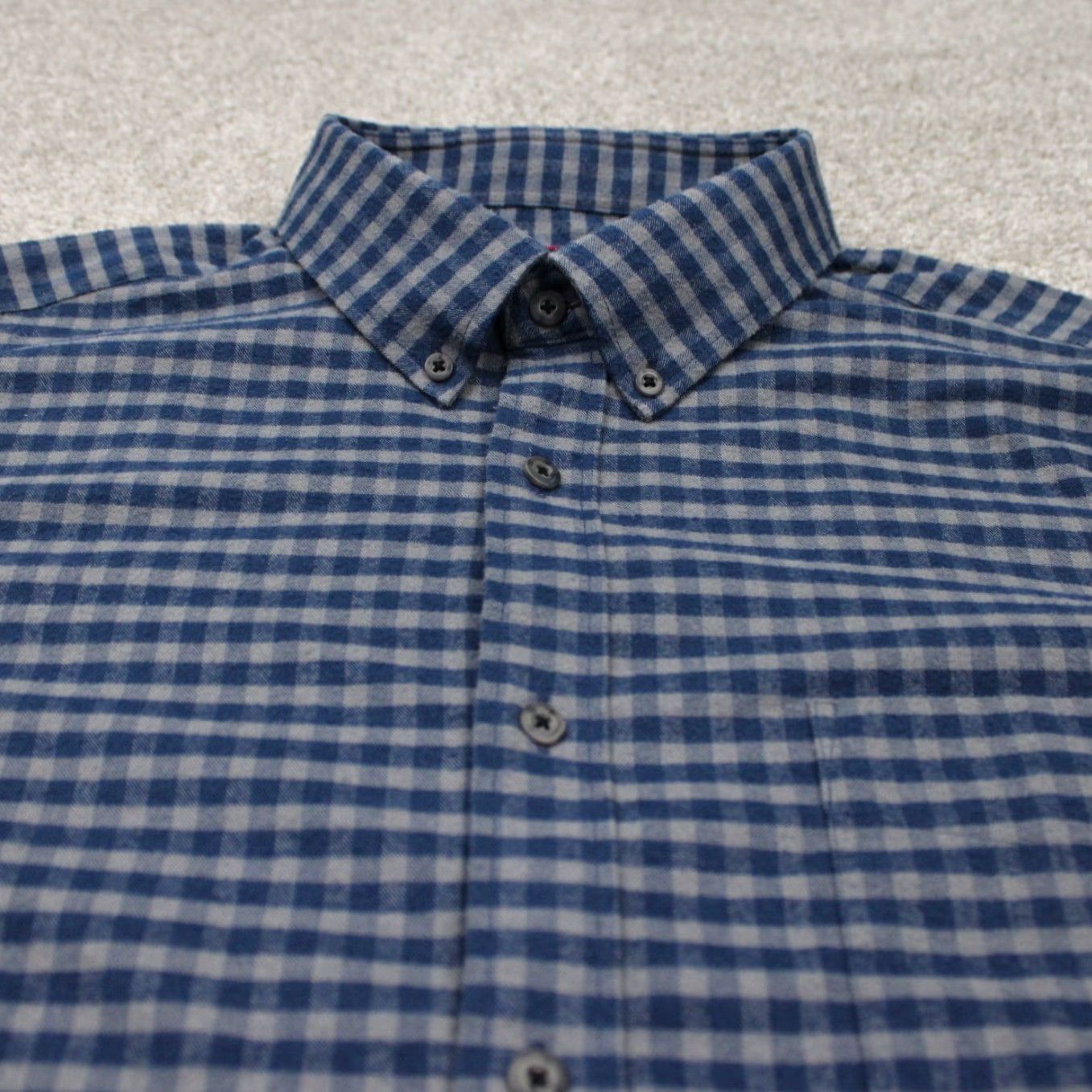 UNTUCKit UNTUCKit Bergstrom Shirt Mens XL Blue Regular Fit Cotton Long Sleeve Button Up Size US XL / EU 56 / 4 - 4 Thumbnail
