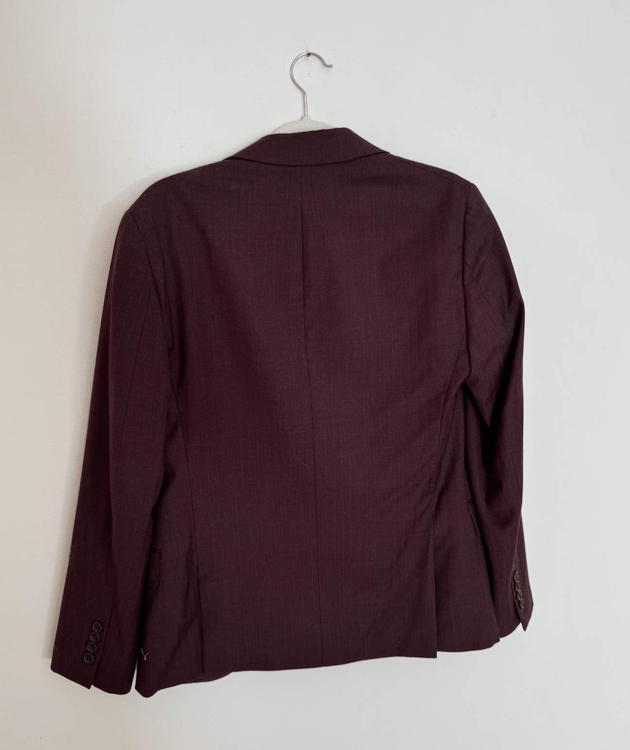 Bonobos Burgandy Bonobos Blazer - Red Suit Jacket 36R Size 36R - 3 Thumbnail
