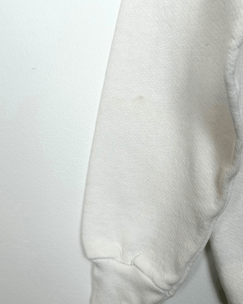 Vintage Vintage 80's Blank White Women's Crewneck Sweatshirt Medium Size M / US 6-8 / IT 42-44 - 5 Thumbnail