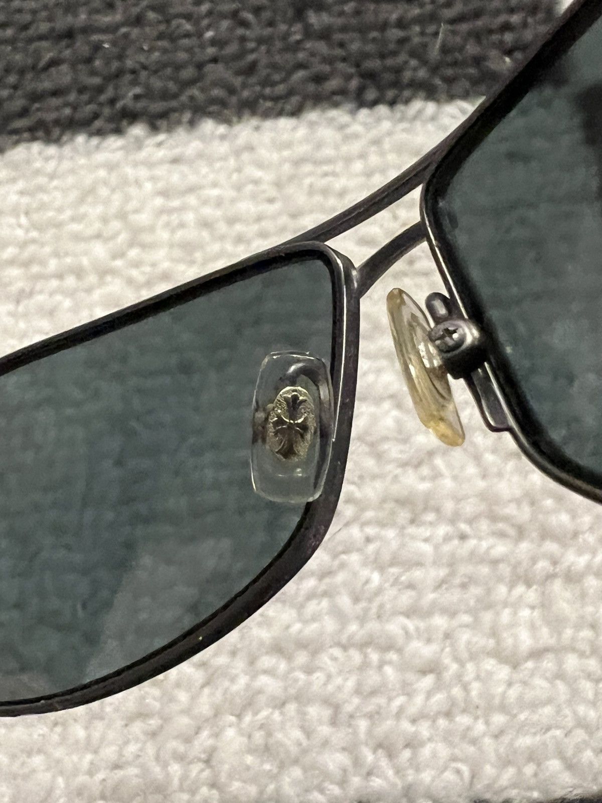 Chrome Hearts Chrome Hearts Aviator "Red" Sunglasses Size ONE SIZE - 7 Thumbnail