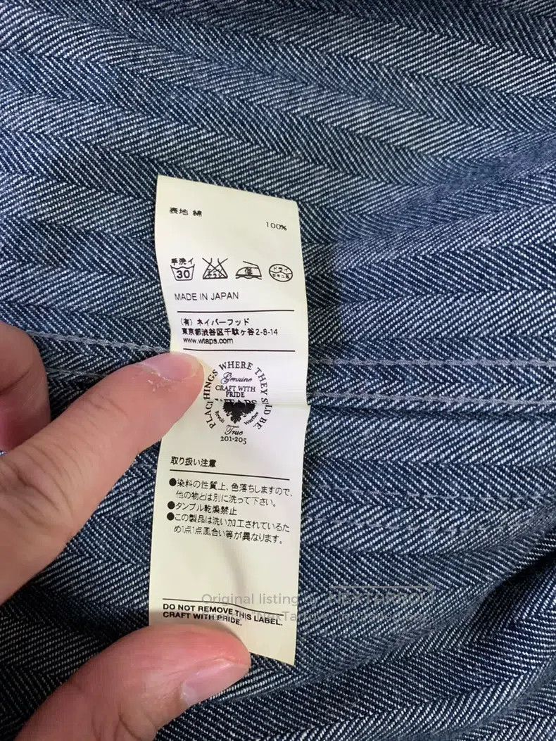Wtaps Wtaps Workwear four-pocket shirt jacket Size US S / EU 44-46 / 1 - 8 Thumbnail