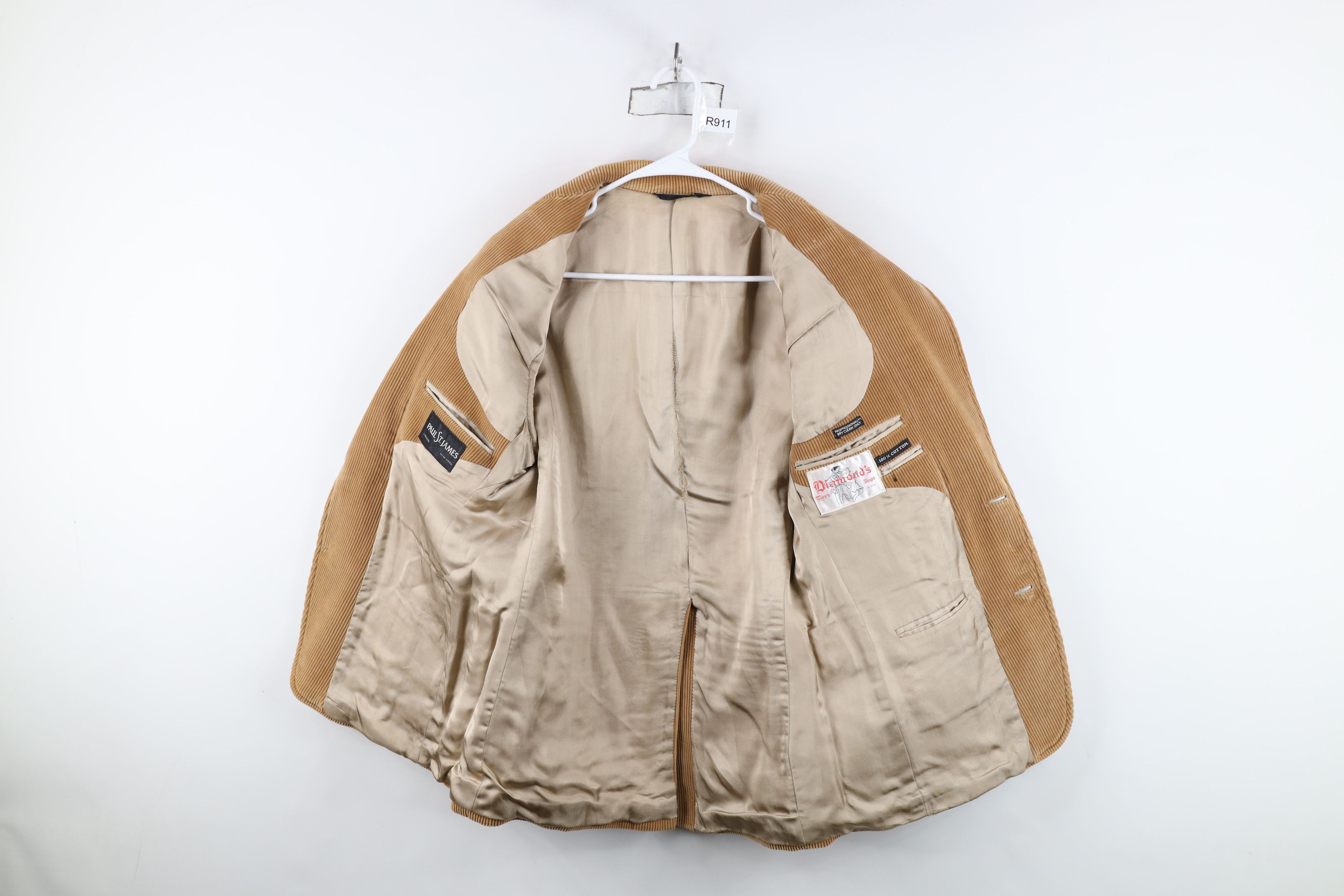 Vintage Vintage 70s Streetwear Elbow Patch Corduroy Blazer Jacket Size US XL / EU 56 / 4 - 10 Thumbnail