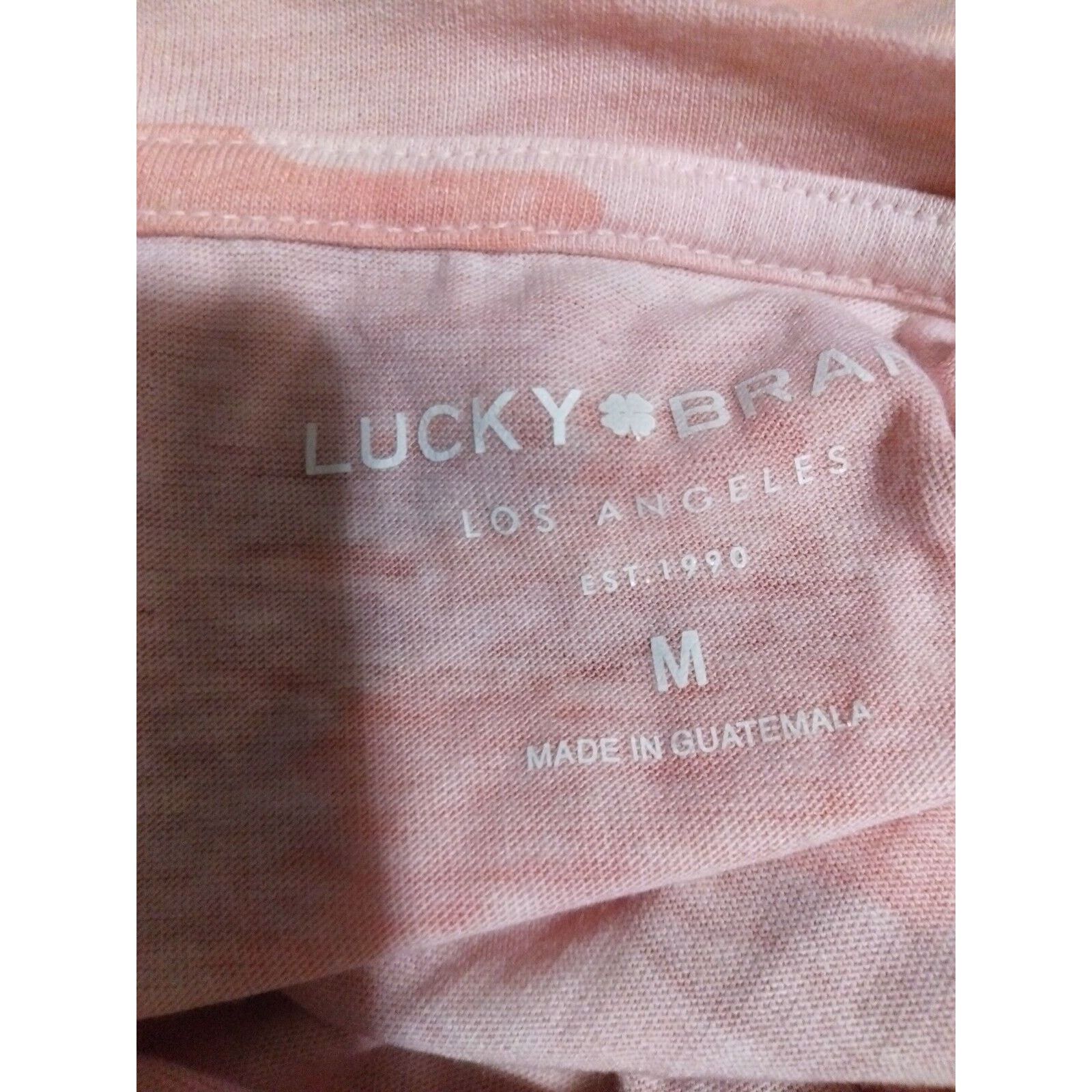 Lucky Brand LUCKY BRAND TOP SZ M ROUND NECK 3/4 SLEEVE CAMOFLAGE PINK Size M / US 6-8 / IT 42-44 - 6 Thumbnail