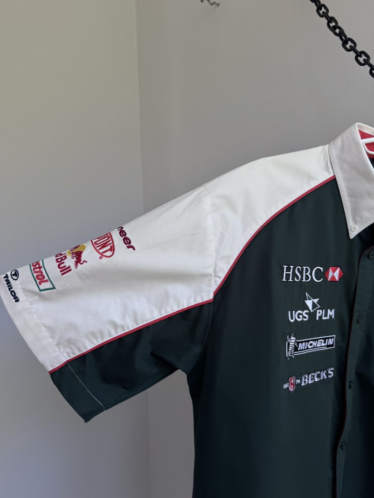 Formula 1 Jaguar Racing 2003 HSBC Formula 1 F1 Racing Button Up Shirt Size US XXL / EU 58 / 5 - 13 Thumbnail