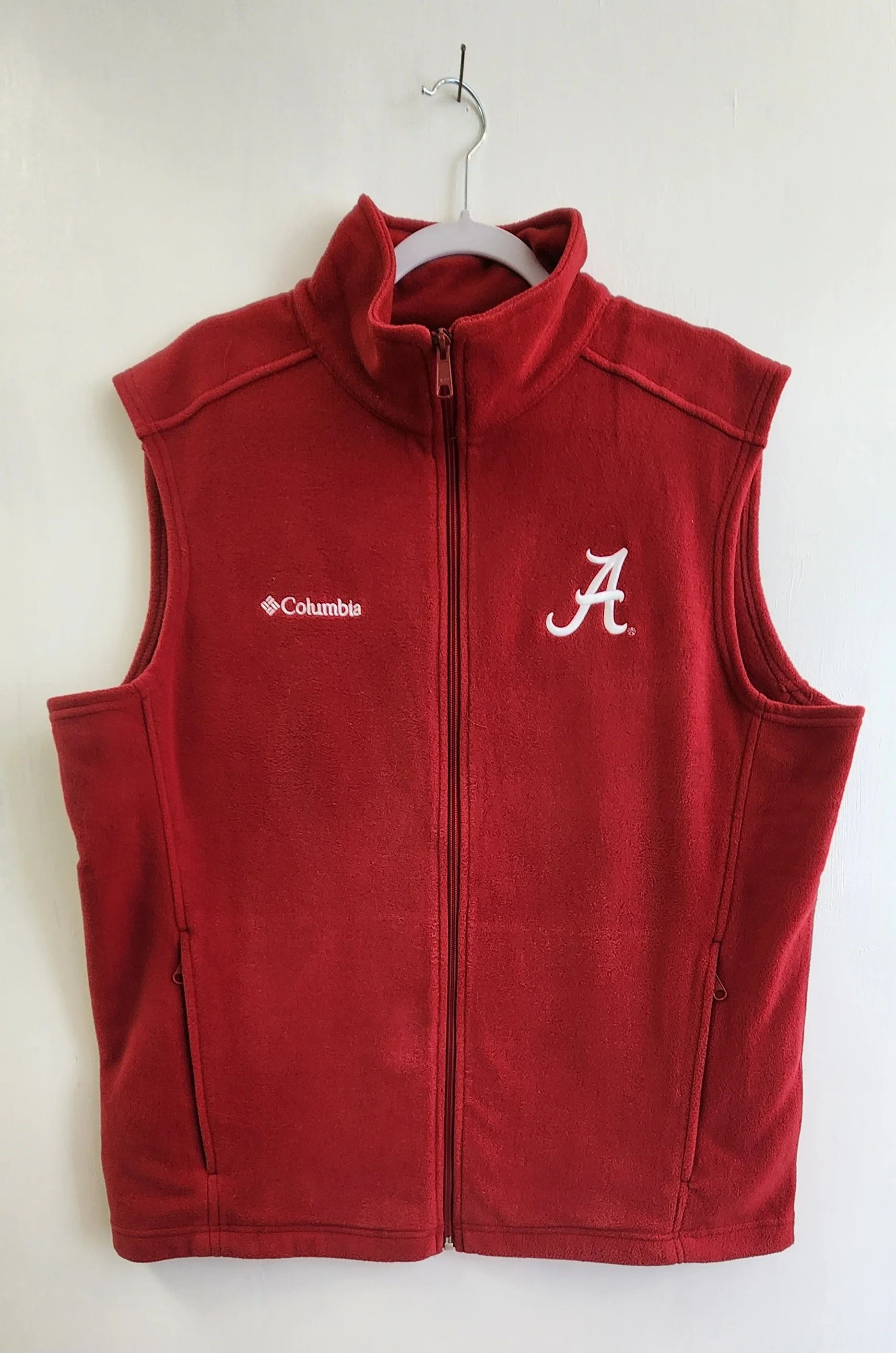 Columbia Columbia University of Alabama Full Zip Fleece Vest Grailed