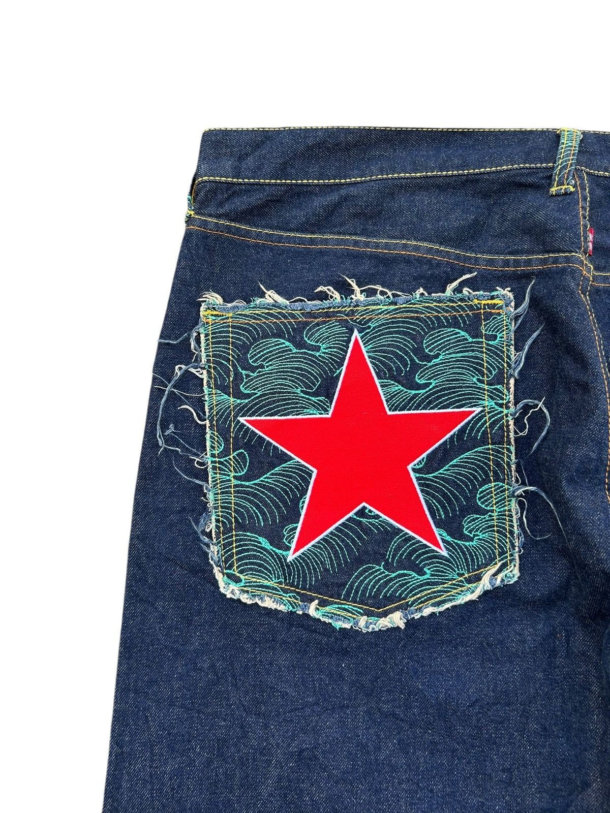 Japanese Brand × Kapital × RMC Jeans Red Monkey Company RMC Martin Ksohoh Distressed Denim Jeans Size US 42 / EU 58 - 3 Thumbnail