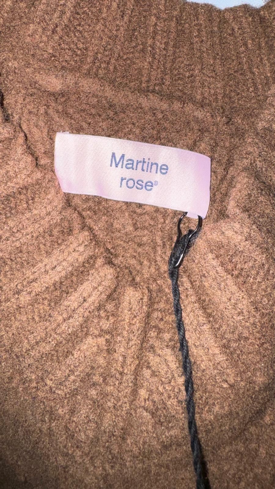 Martine Rose Martine Rose Brown Boiled Cable Knit Vest Size US M / EU 48-50 / 2 - 9 Thumbnail