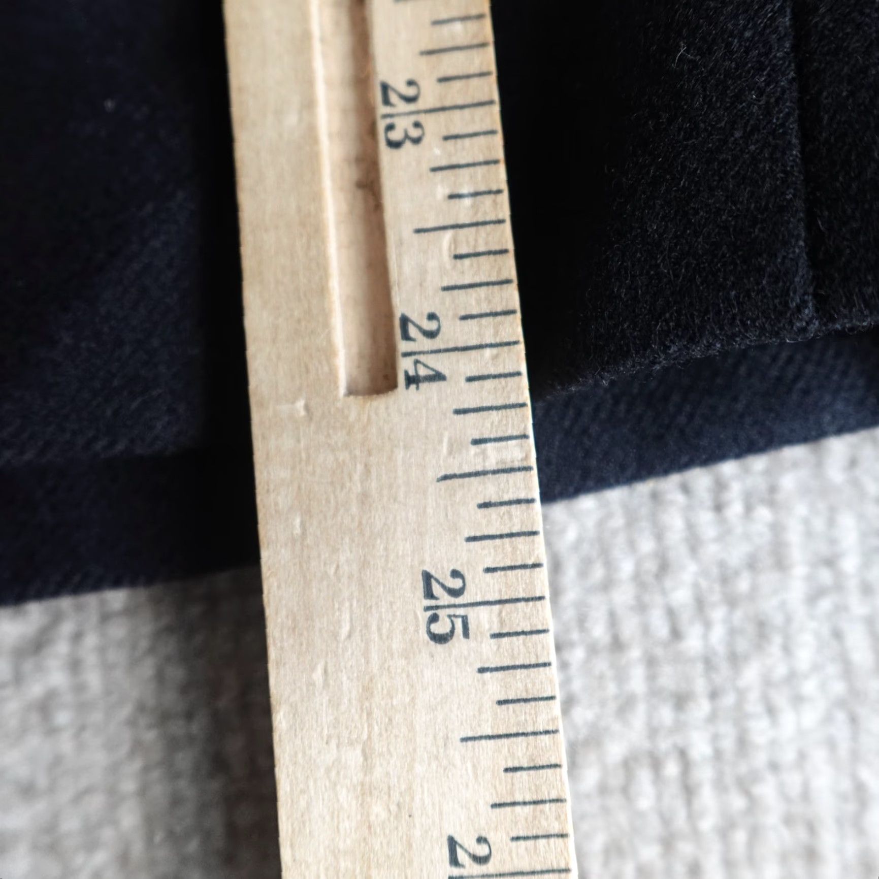 J.Crew J.Crew Skirt Womens 16 Black Solid Pencil No. 2 Double Serge Wool NEW 02676 Size 38" / US 16 / IT 52 - 2 Thumbnail