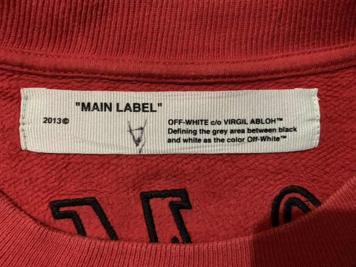 Off-White Off-White - Jockey Square - Sweater Crewneck Size S / US 4 / IT 40 - 6 Thumbnail