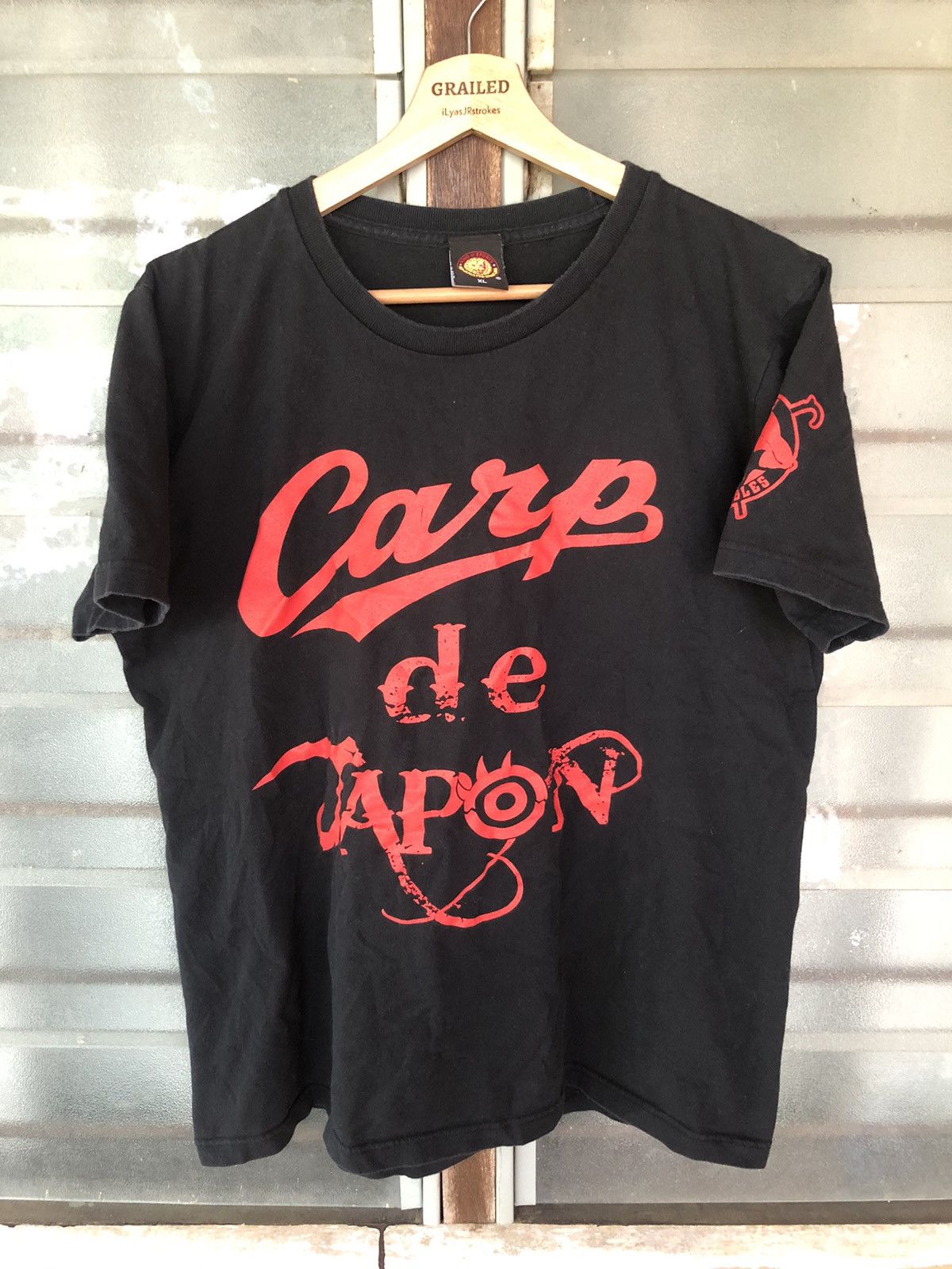 Japanese Brand Vintage Japan Pro Wrestling Carp x Los Ingobernables Tee Size US XL / EU 56 / 4 - 1 Thumbnail