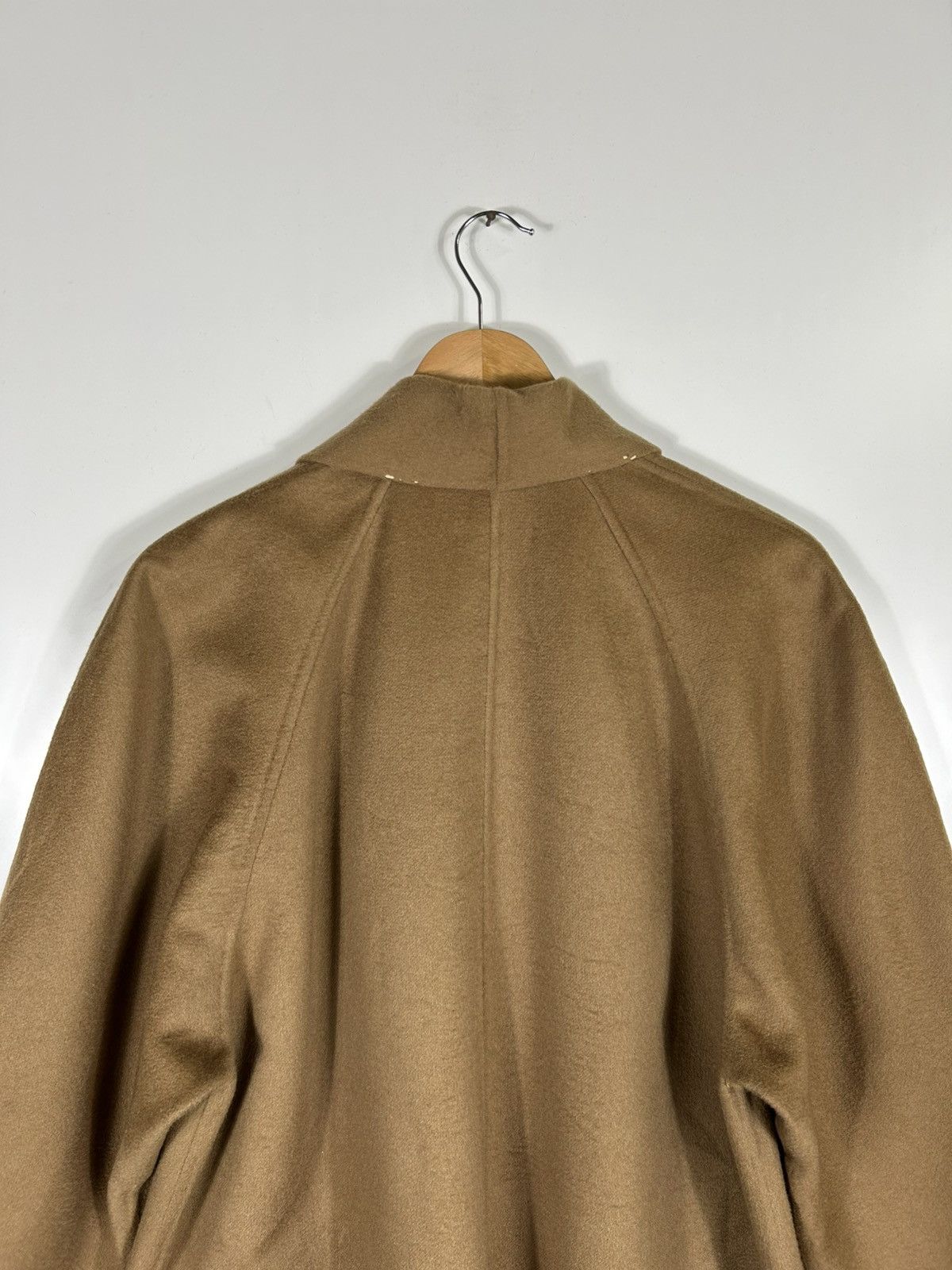 Designer ⚡️Vintage Gerardi Italy Cashmere Buttonless Jacket Size M / US 6-8 / IT 42-44 - 18 Thumbnail
