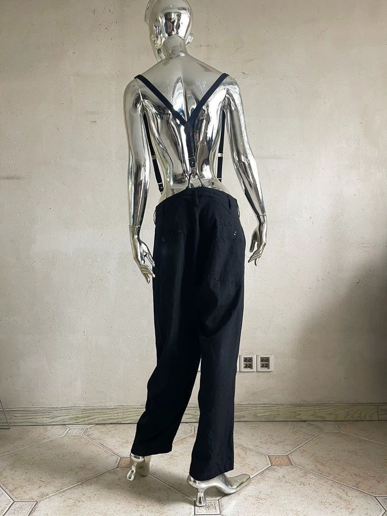 Yohji Yamamoto Yohji Yamamoto Yohji Yamamoto Leather Wool Overalls Size US 34 / EU 50 - 2 Thumbnail