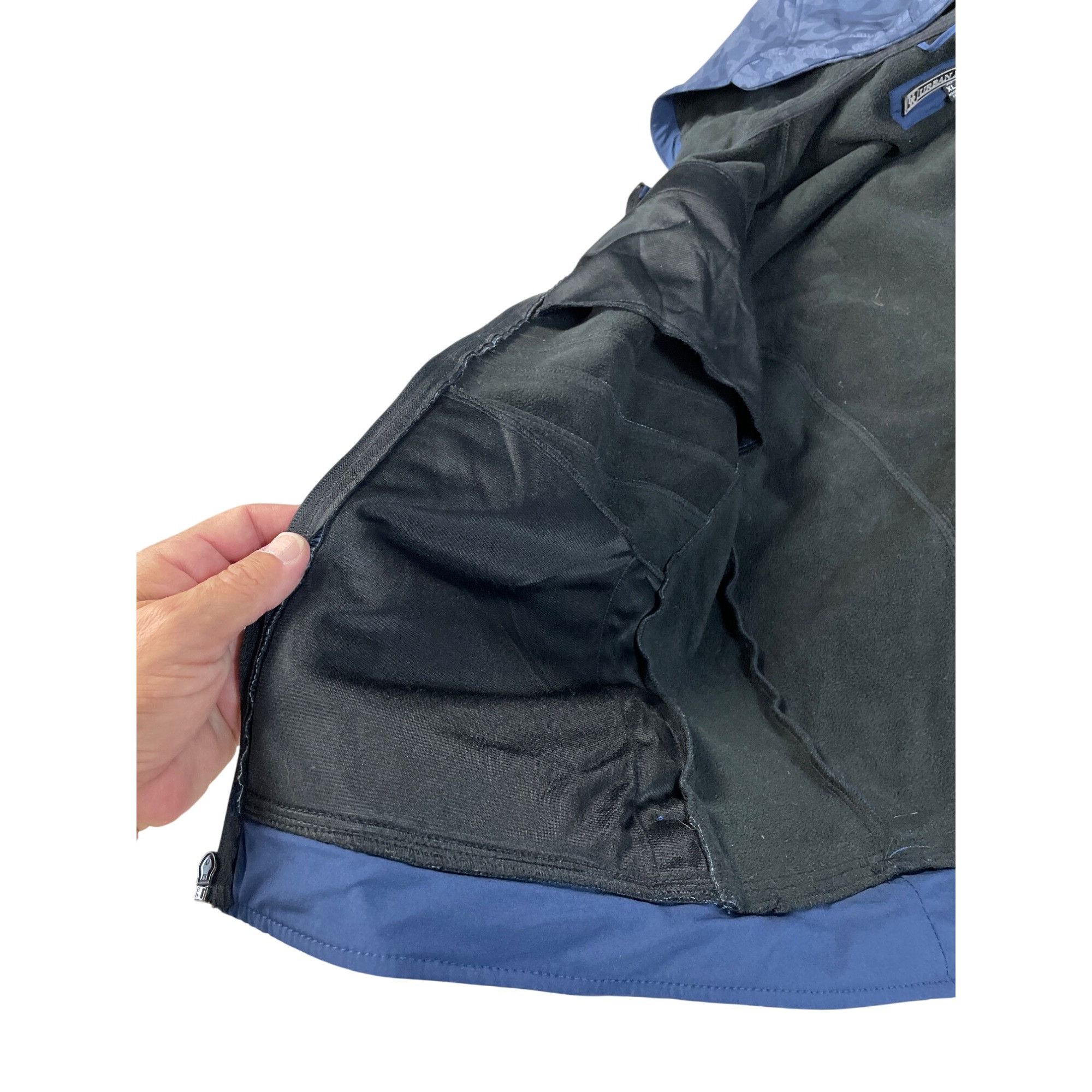 Urban Republic Urban Republic Mens Blue Camouflage Zip-Up Hooded Jacket Siz Size US XL / EU 56 / 4 - 14 Thumbnail